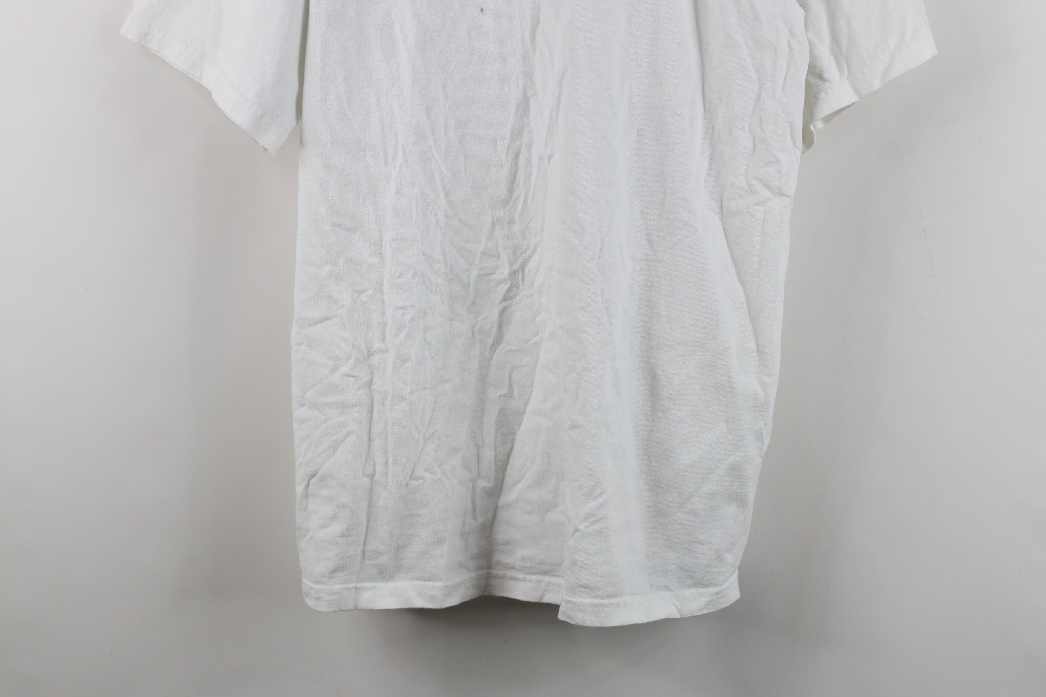 Nike Vintage 90s Y2K Nike Travis Scott Mini Swoosh T-Shirt White Size US L / EU 52-54 / 3 - 3 Thumbnail