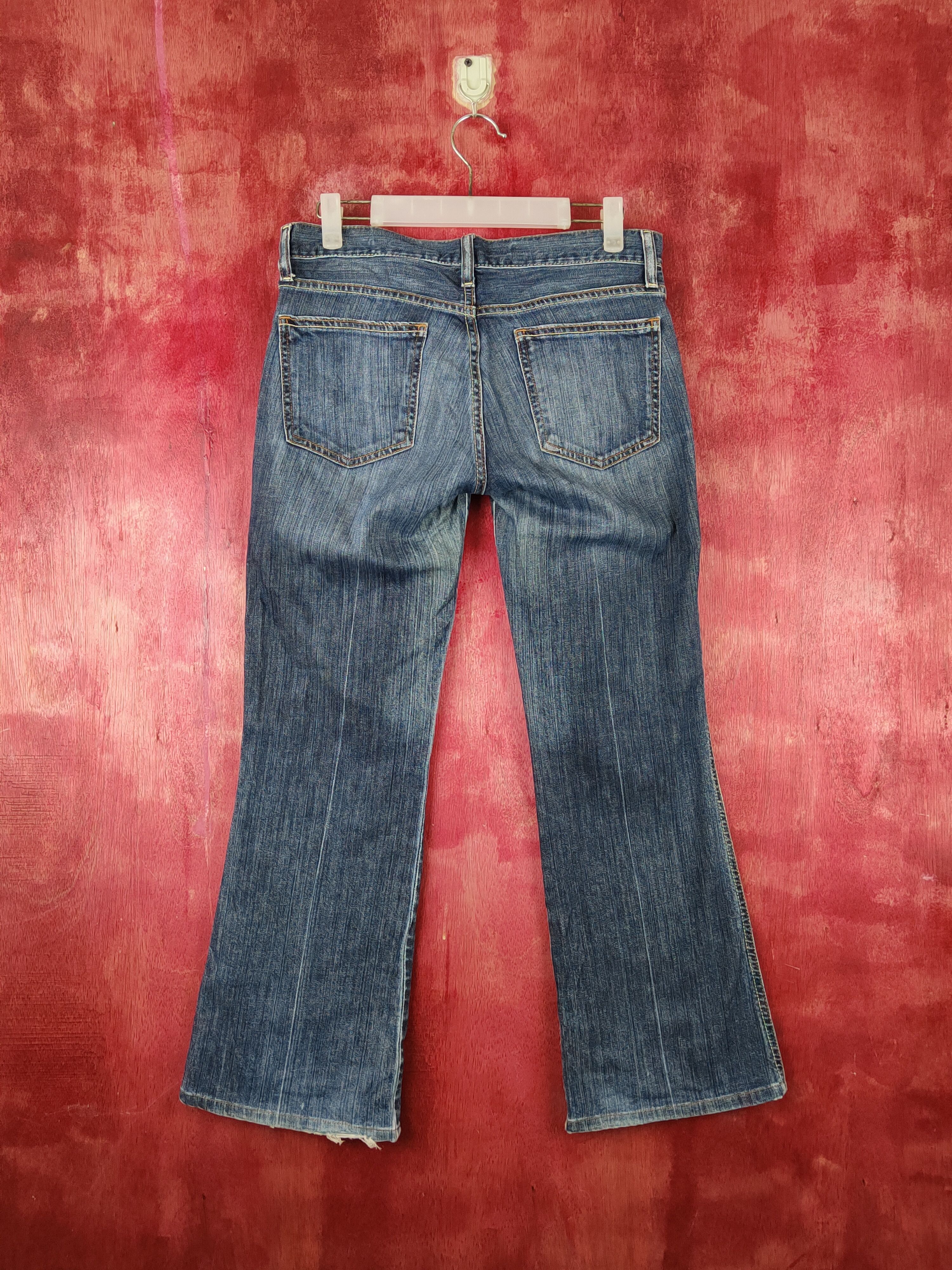 Gap Gap Dark Blue Distressed Ripped Jeans#S1806 Size 30" / US 8 / IT 44 - 7 Thumbnail
