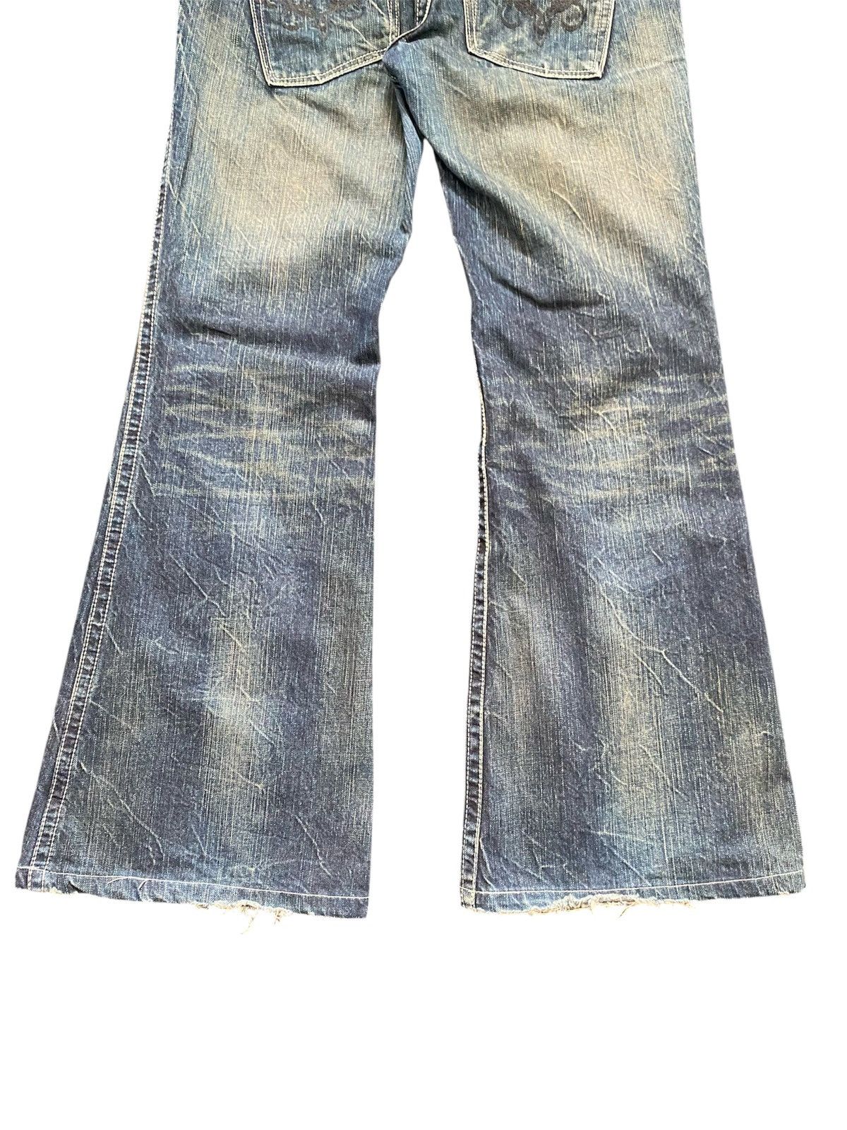 Japanese Brand Brappers Flared Denim Size US 30 / EU 46 - 7 Thumbnail