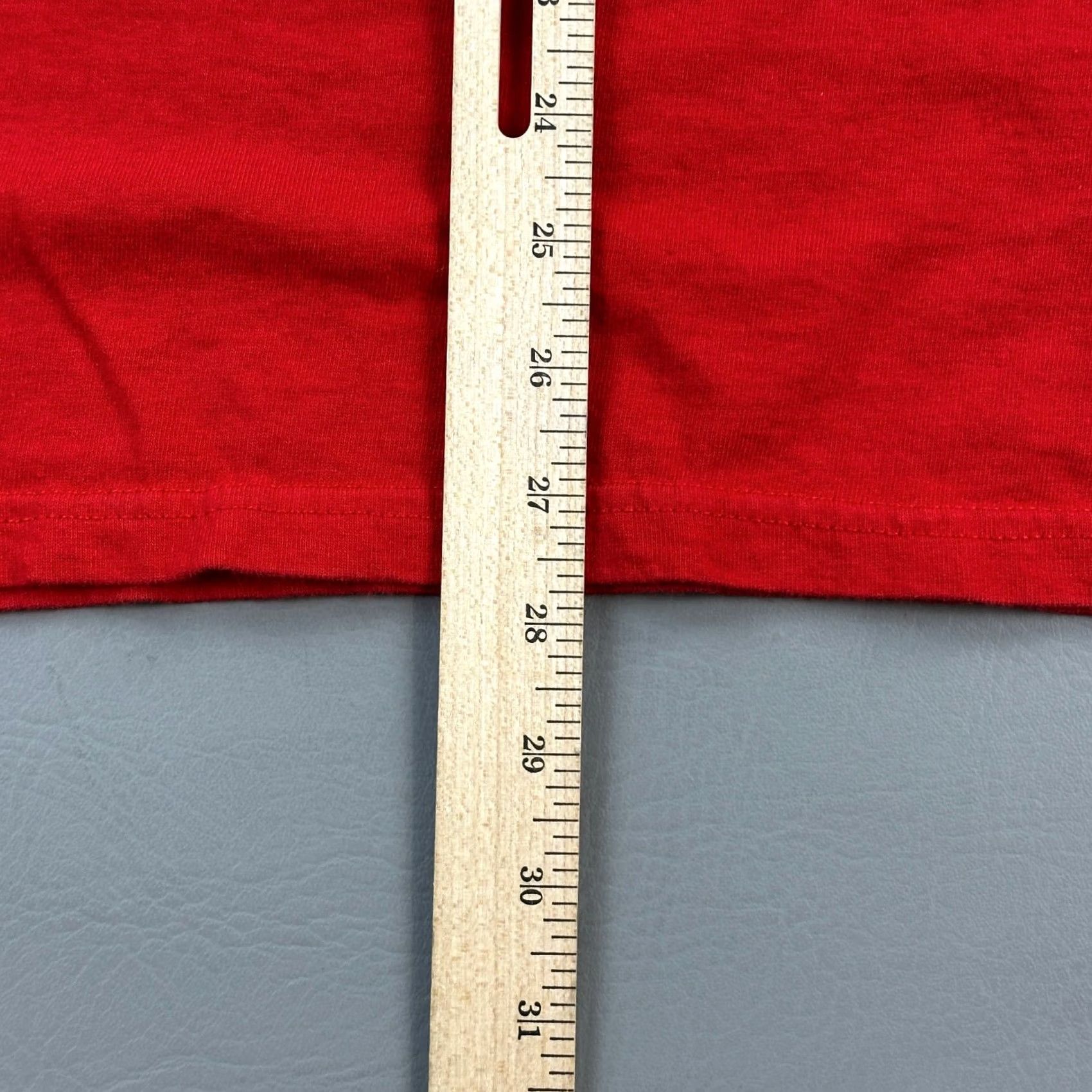 Delta Vintage Delta Pro Weight Shirt Mens Large Red 316 Oyster Bar NC Pocket Tee Y2K Size US L / EU 52-54 / 3 - 7 Thumbnail