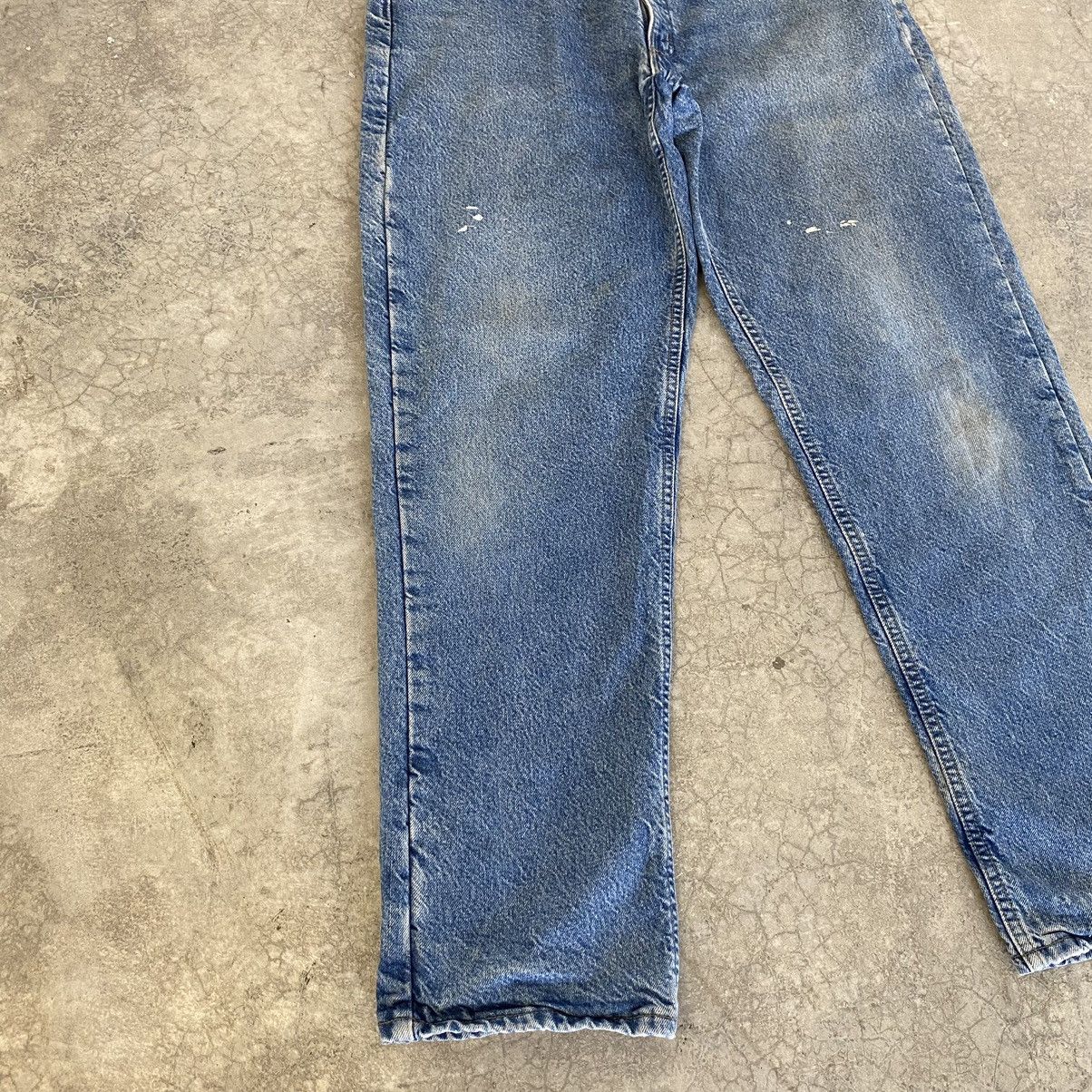Carhartt VTG Carhartt Blanket Lined Relaxed Fit Blue Jeans Size US 35 - 9 Thumbnail