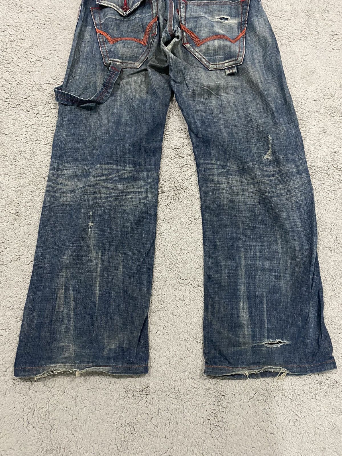 Edwin Edwin Bluetrip Bondage Punks Style Denim Pants Size US 33 - 4 Thumbnail