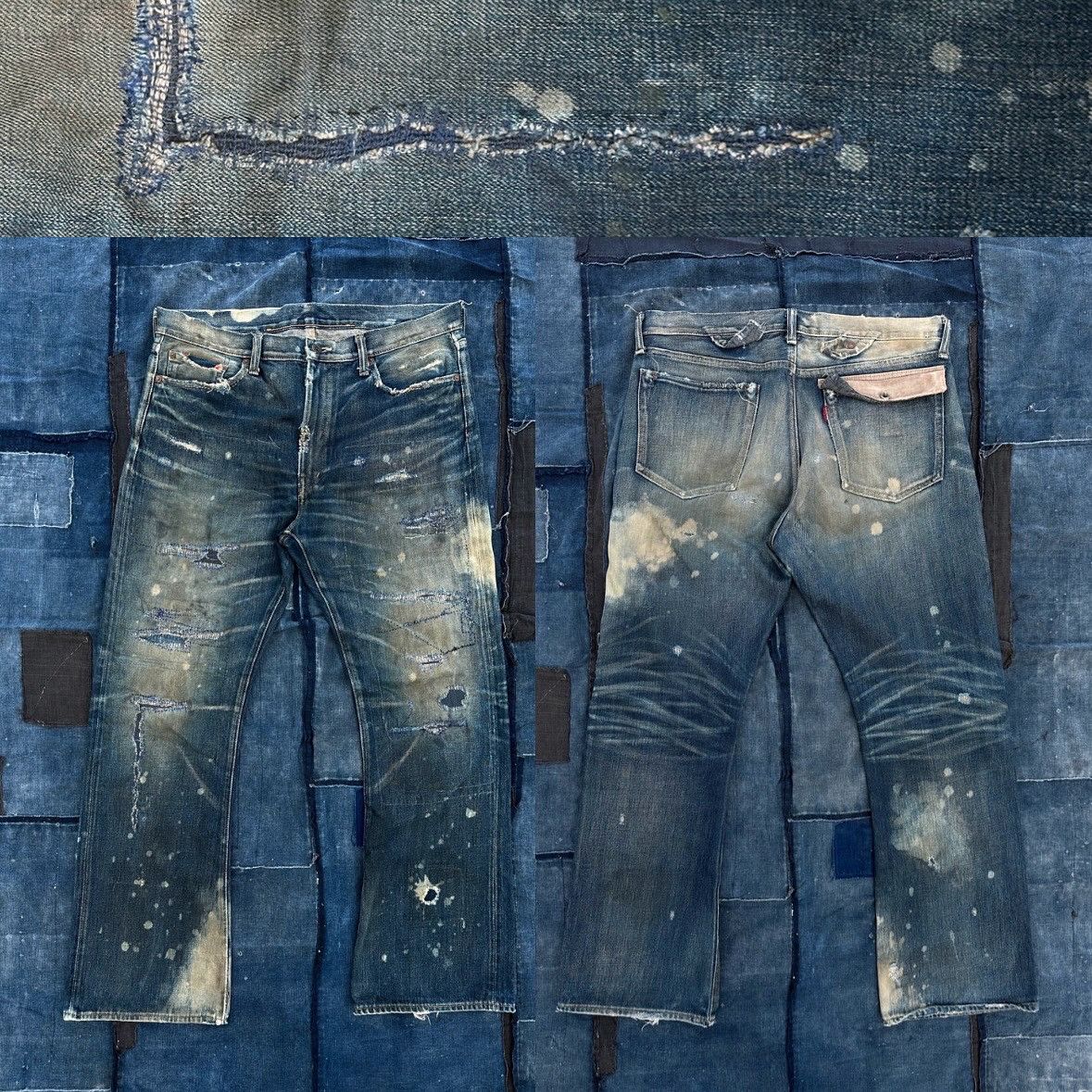 Kapital × Kapital Kountry Boro Redux buckle back selvedge denim boot flare cut Size US 38 / EU 54 - 1 Thumbnail