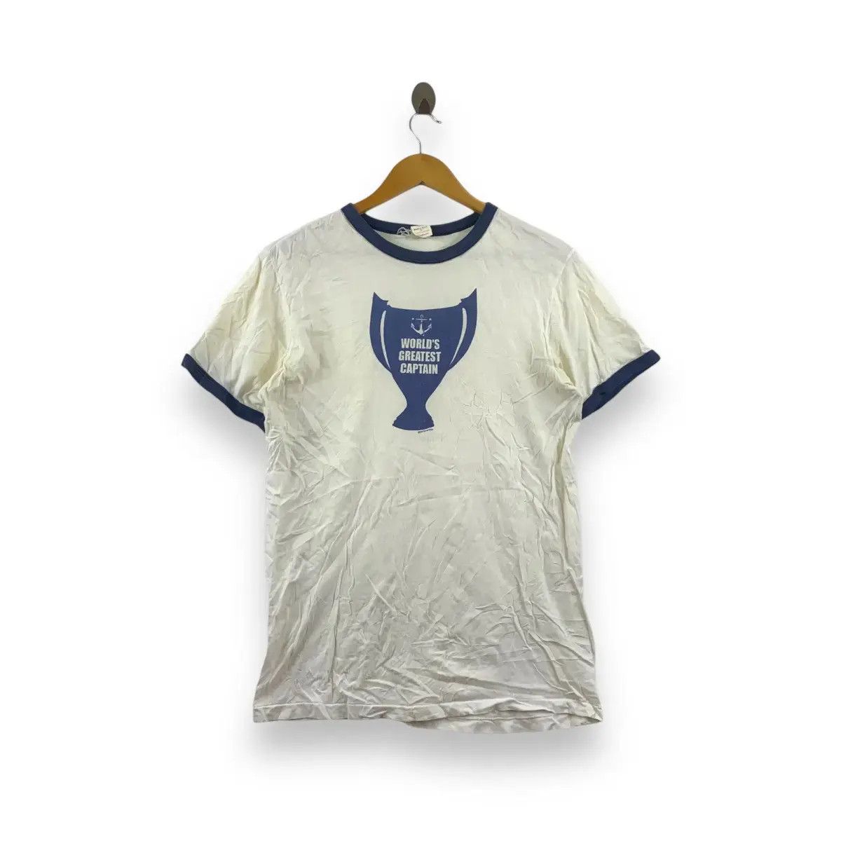 Vintage Vintage BALANCE HARMONY B&H World Greatest Captain Tee Shirt Size US M / EU 48-50 / 2 - 1 Thumbnail