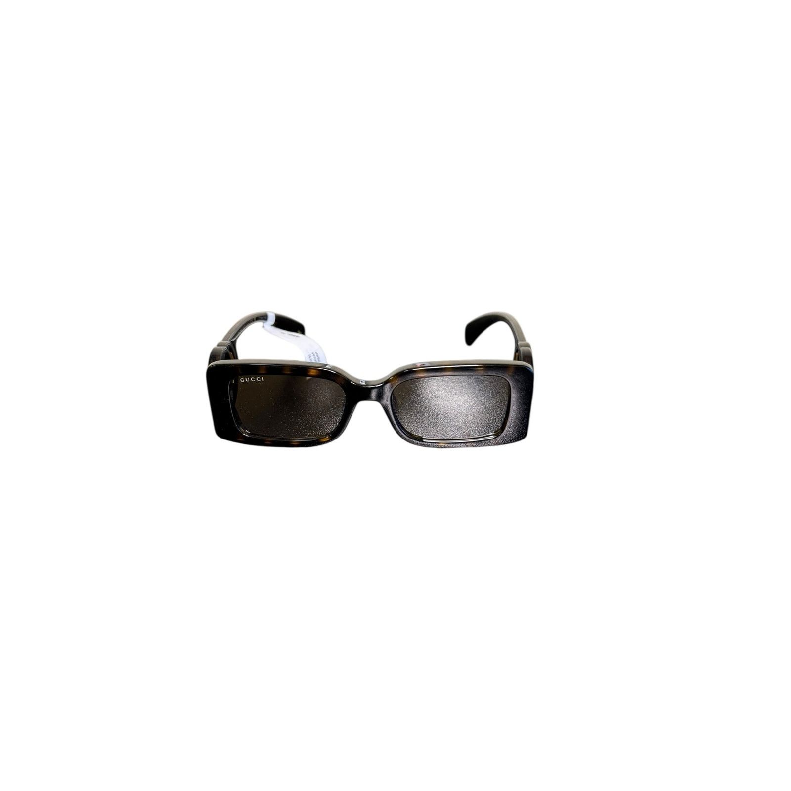 Gucci Gucci NWT Rectangular Frame GG Sunglasses in Tortoiseshell Size ONE SIZE - 6 Thumbnail