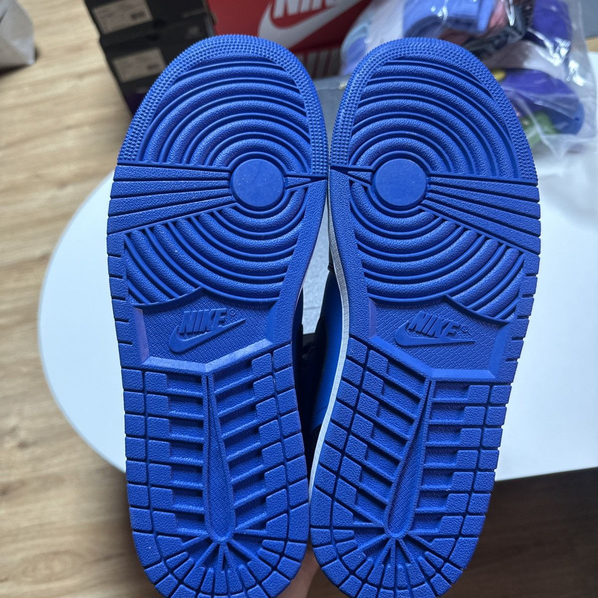 Nike New JORDAN 1 MID ROYAL BLUE-BLACK SZ 10.5 US MEN DQ8426-042 Size US 10.5 / EU 43-44 - 9 Thumbnail