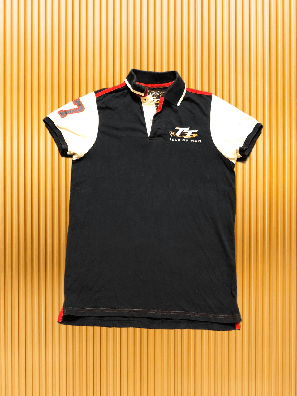 Vintage Official Isle of Man TT Races Navy Blue Polo Shirt Size US S / EU 44-46 / 1 - 1 Thumbnail