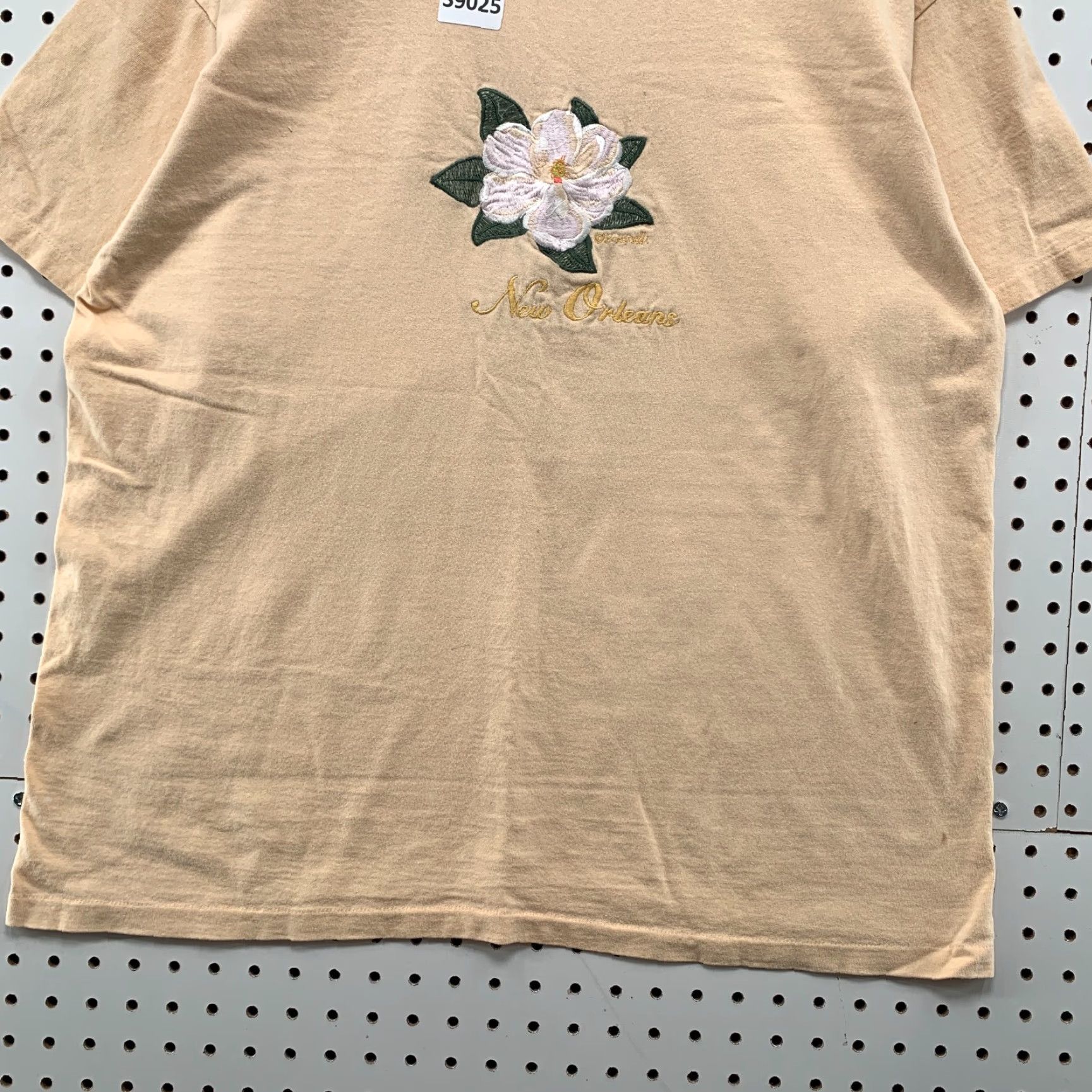 Anvil VINTAGE Anvil 90s Floral Shirt Adult XL Orange Single Stitch Flower USA Mens Size US XL / EU 56 / 4 - 6 Thumbnail