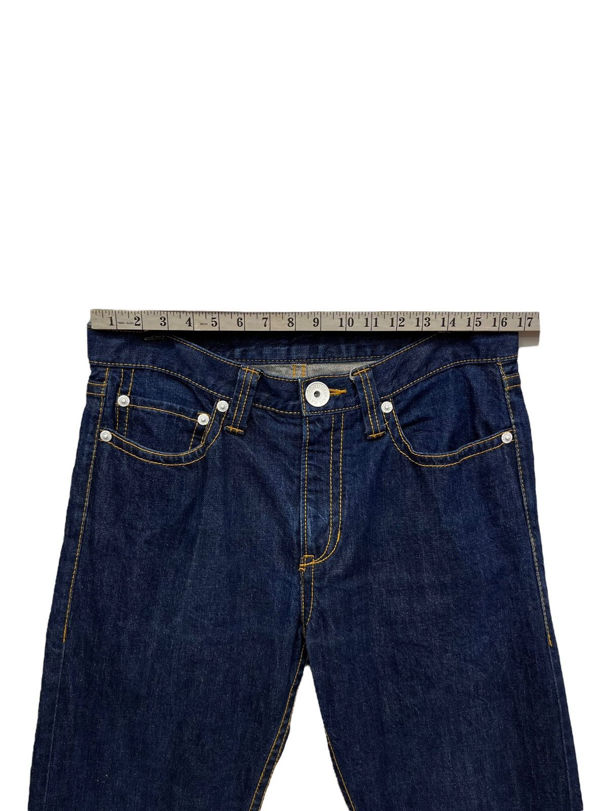 Indigo 🔥VERY RARE💥90’s CO&LU Big Print Indigo Blue Denim Size US 33 - 9 Thumbnail