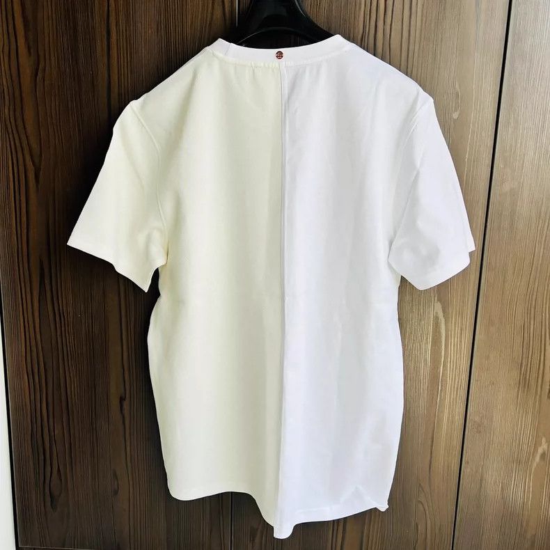 Givenchy Givenchy Men's Patchwork Design Cotton Crew Neck Short Sle Size US L / EU 52-54 / 3 - 8 Thumbnail