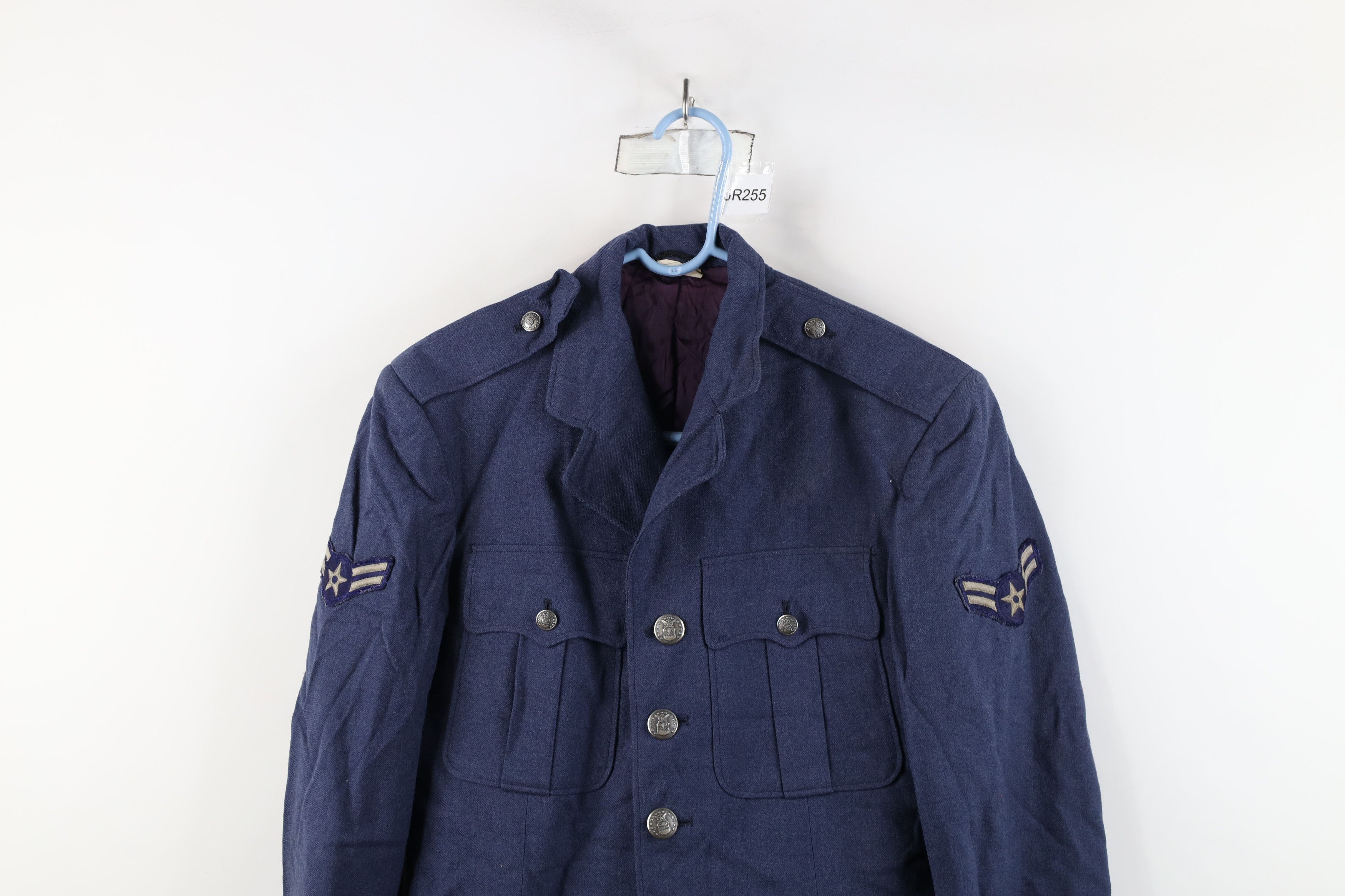 Vintage Vintage 60s Vietnam War Blue 1084 Officer Jacket Coat USA Size US L / EU 52-54 / 3 - 2 Thumbnail