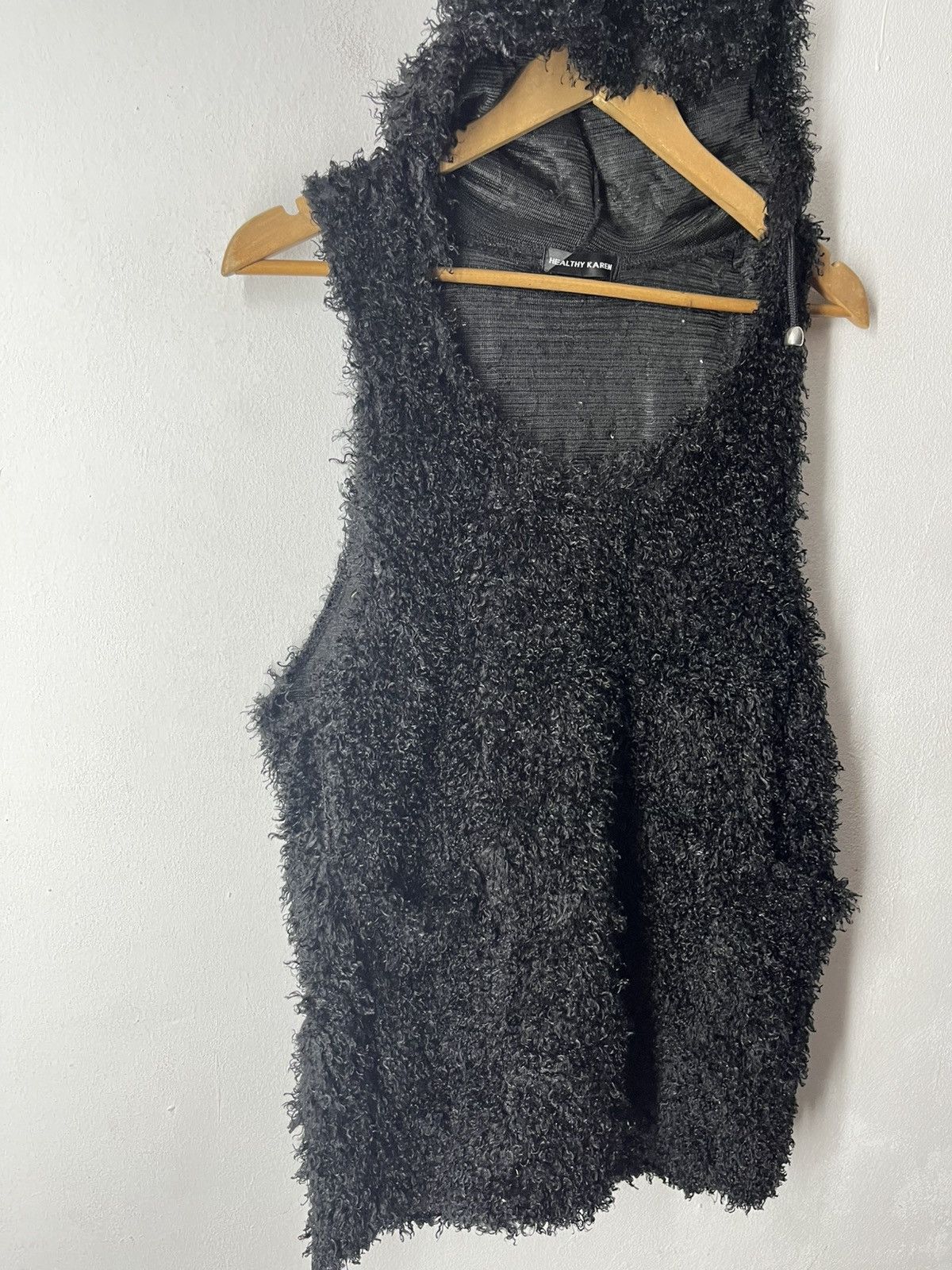 Japanese Brand HEALTHY KAREN JAPANESE BRAND SLEEVELESS FUR JACKET Size M / US 6-8 / IT 42-44 - 2 Thumbnail