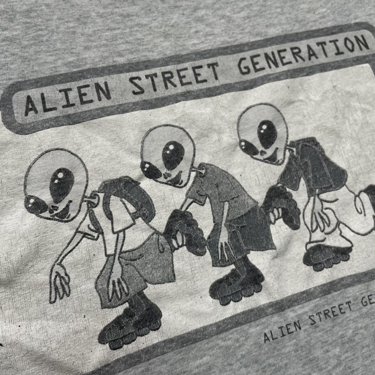 Vintage Vintage 90s Alien Street Generation Graphic Tee Streetwear X Size US XL / EU 56 / 4 - 5 Thumbnail