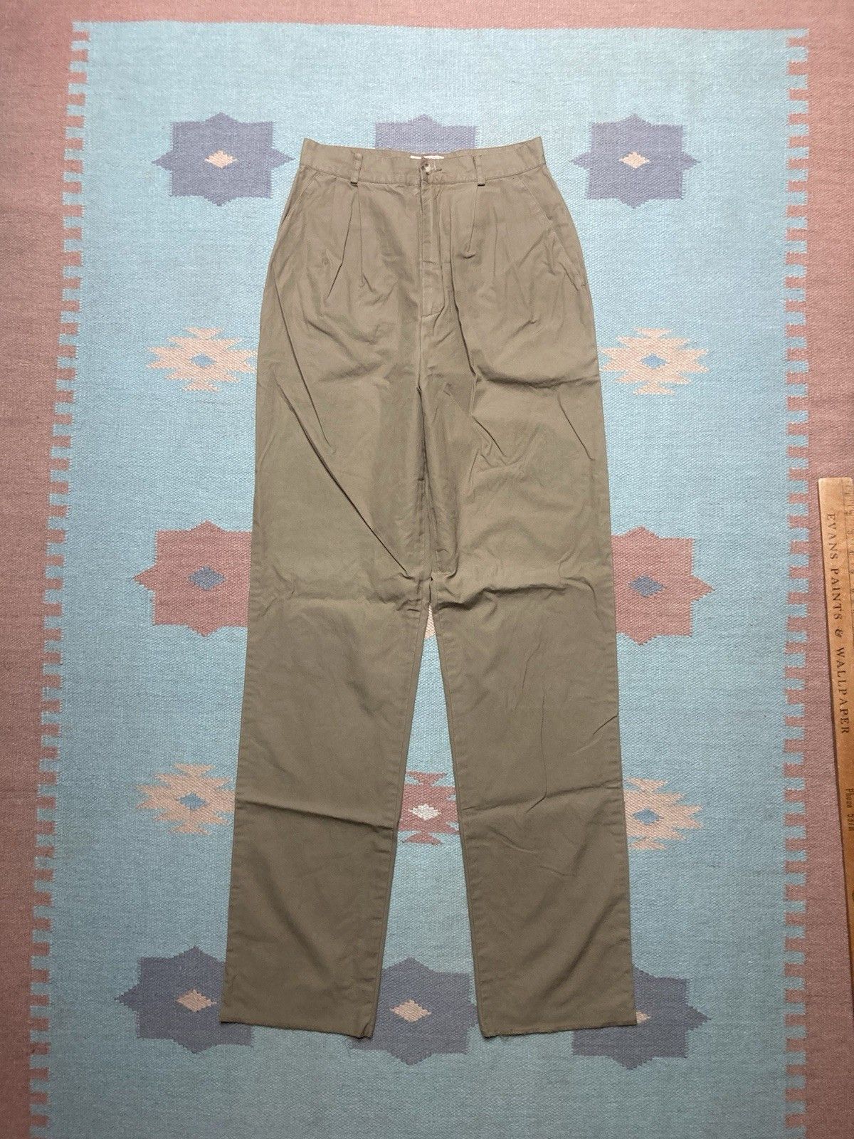 Vintage 80s banana republic cotton pants safari light womens 8 26x34 Size 26" / US 2 / IT 38 - 1 Thumbnail