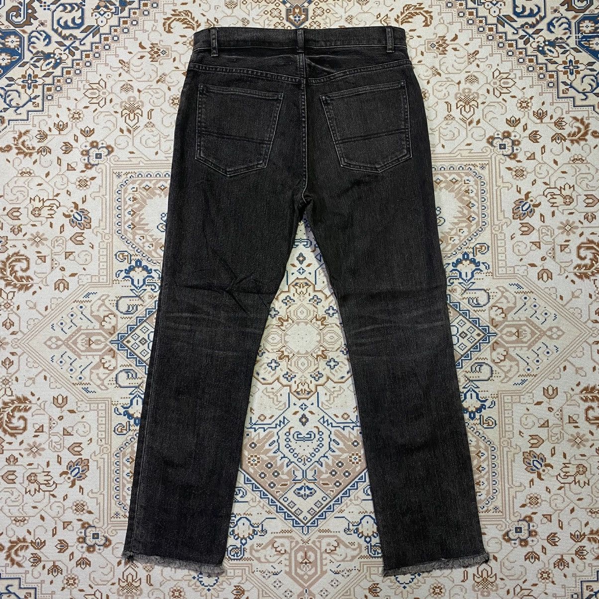 Japanese Brand × Vintage JAPANESE UNFINISHED DENIM LIKE SAINT LAURENT Size US 30 / EU 46 - 2 Thumbnail
