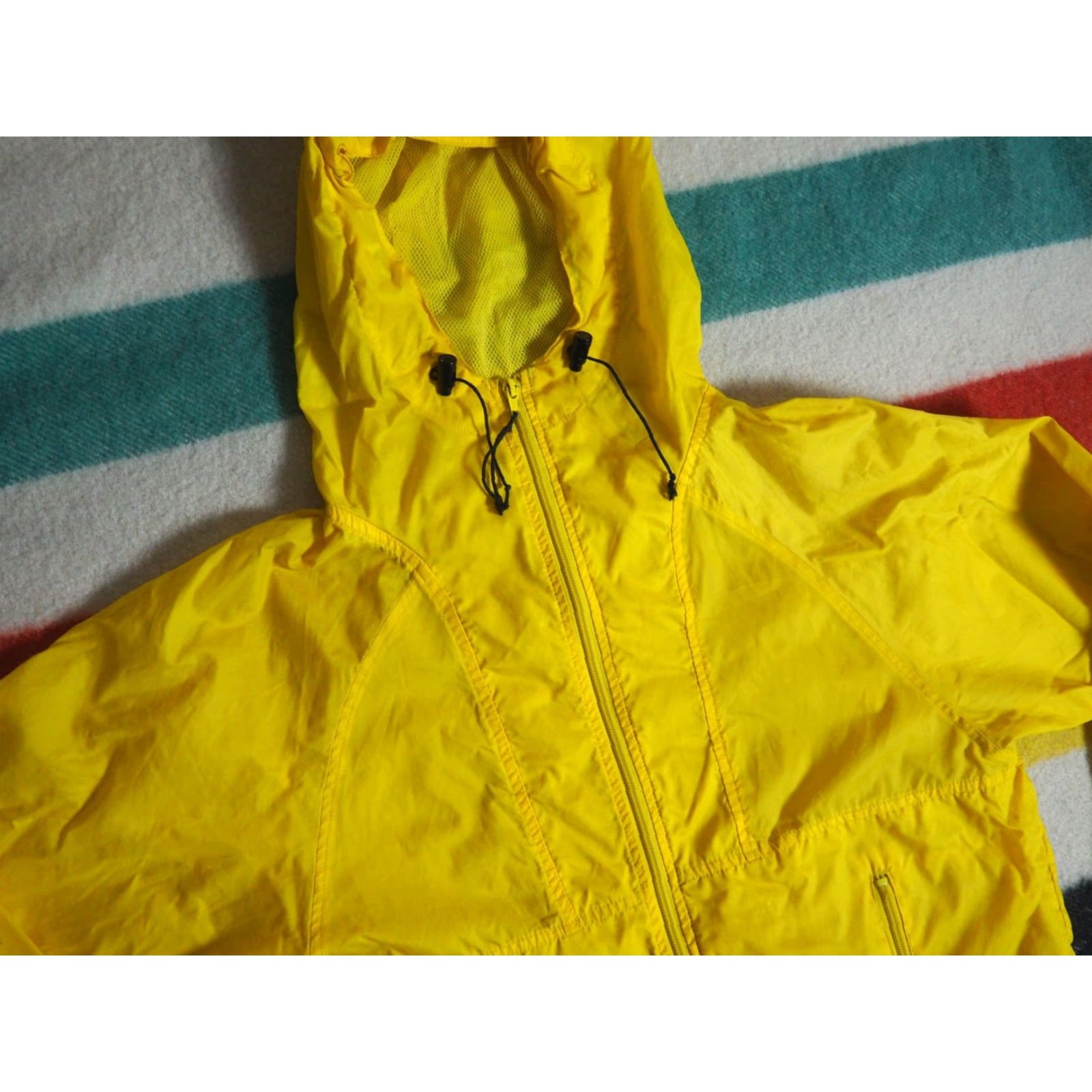 Vintage VINTAGE REI Jacket Outdoor Windbreaker 90s XS Mens Yellow Full Zip Nylon 90s Wind Shell Size US XS / EU 42 / 0 - 2 Thumbnail