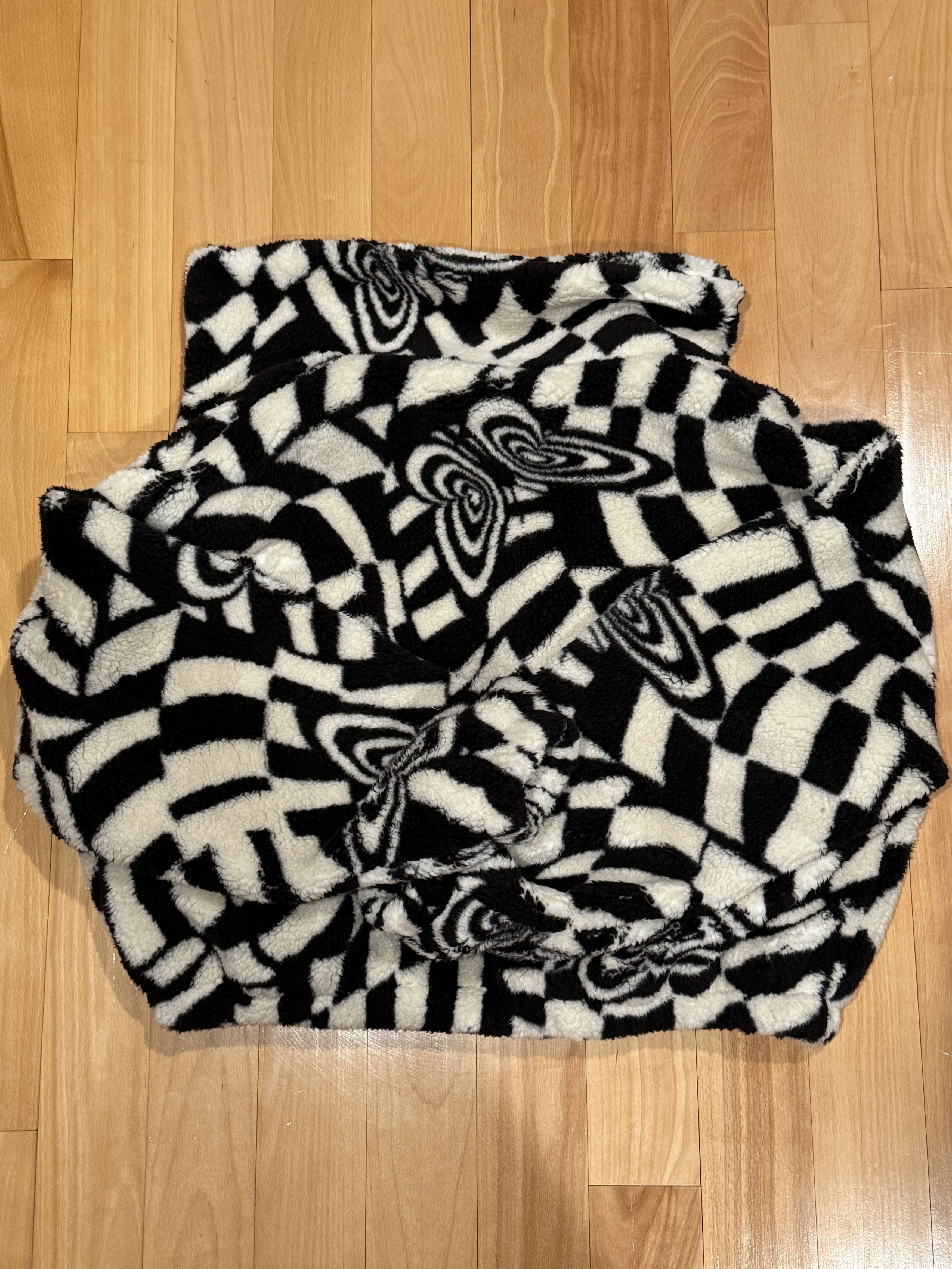 Urban Outfitters Urban Outfitters Olivia Print Sherpa Fleece Jacket Size S / US 4 / IT 40 - 2 Thumbnail