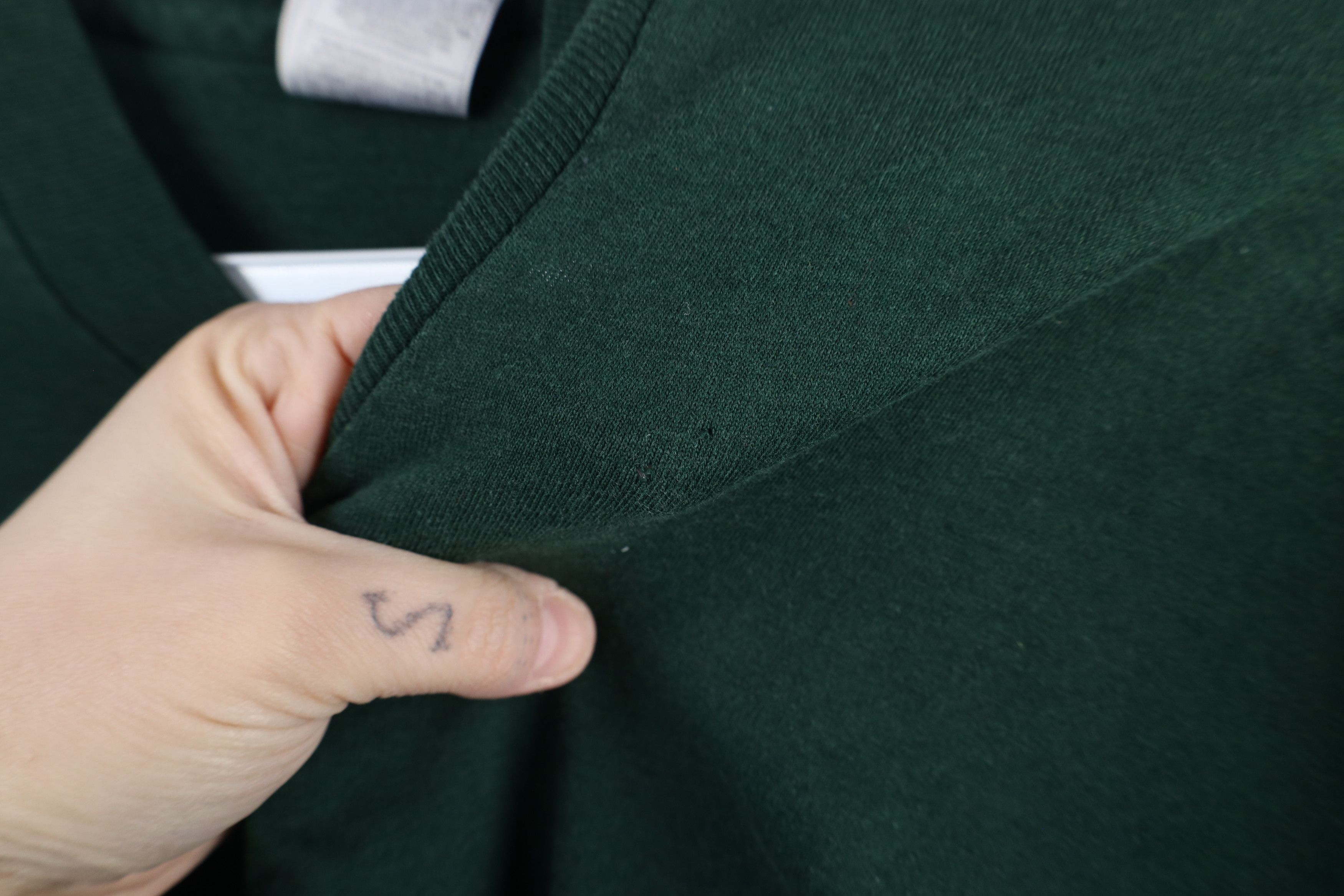 Vintage Vintage 90s Streetwear Long Sleeve T-Shirt Hunter Green Size US XXL / EU 58 / 5 - 8 Thumbnail