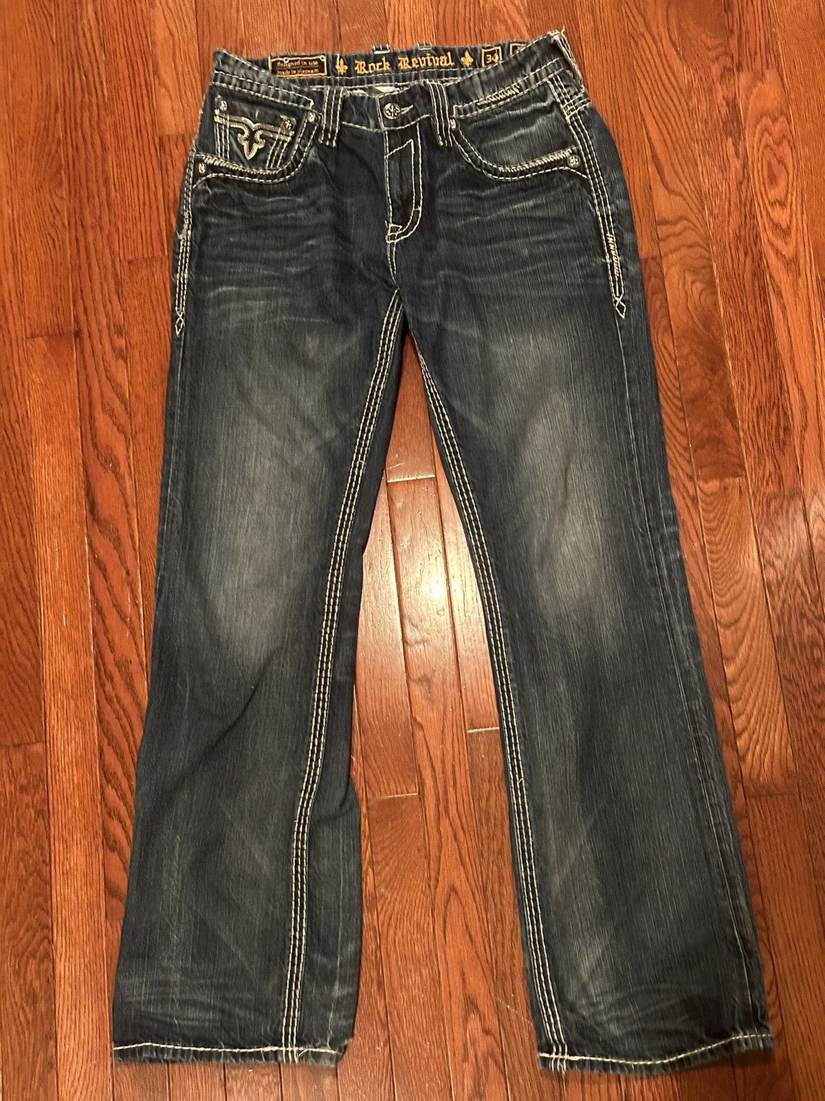 Rock Revival Rock Revival True Religion Style Loose Fit Jeans Size US 34 / EU 50 - 3 Thumbnail