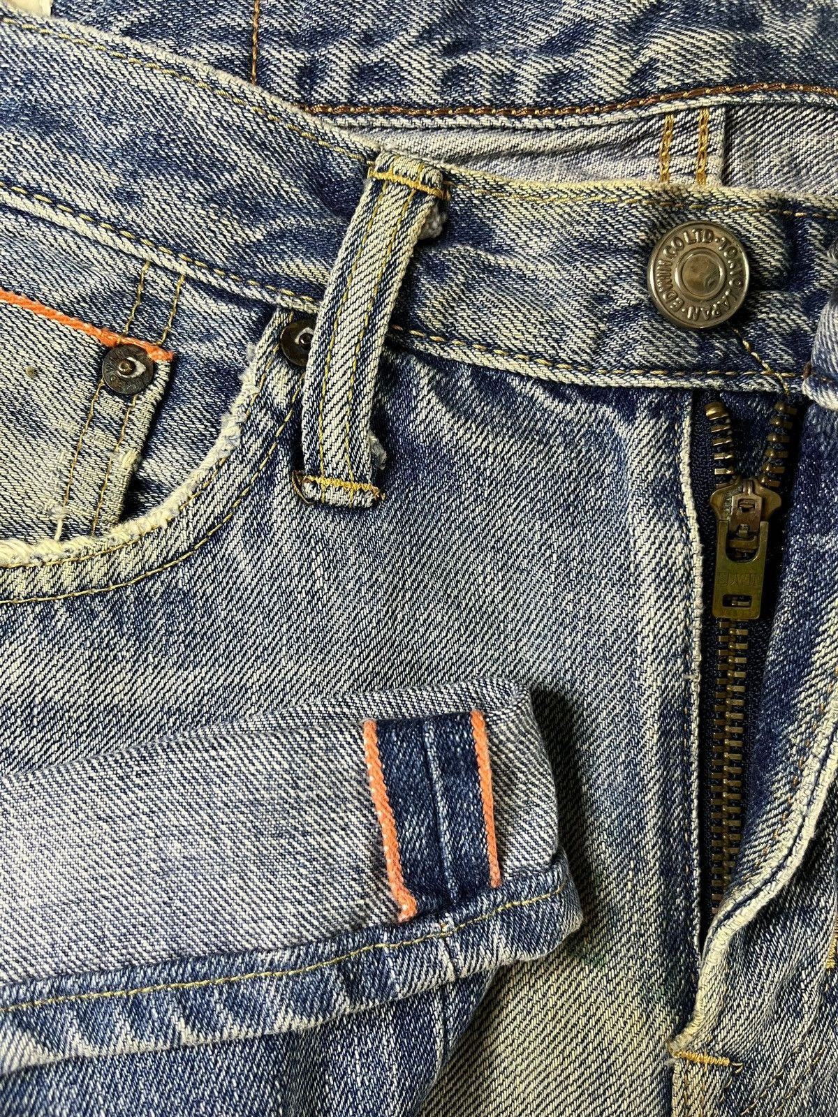 Edwin × Japanese Brand Vintage Japanese Edwin 505 Selvedge Loose Jeans Size US 30 / EU 46 - 4 Thumbnail