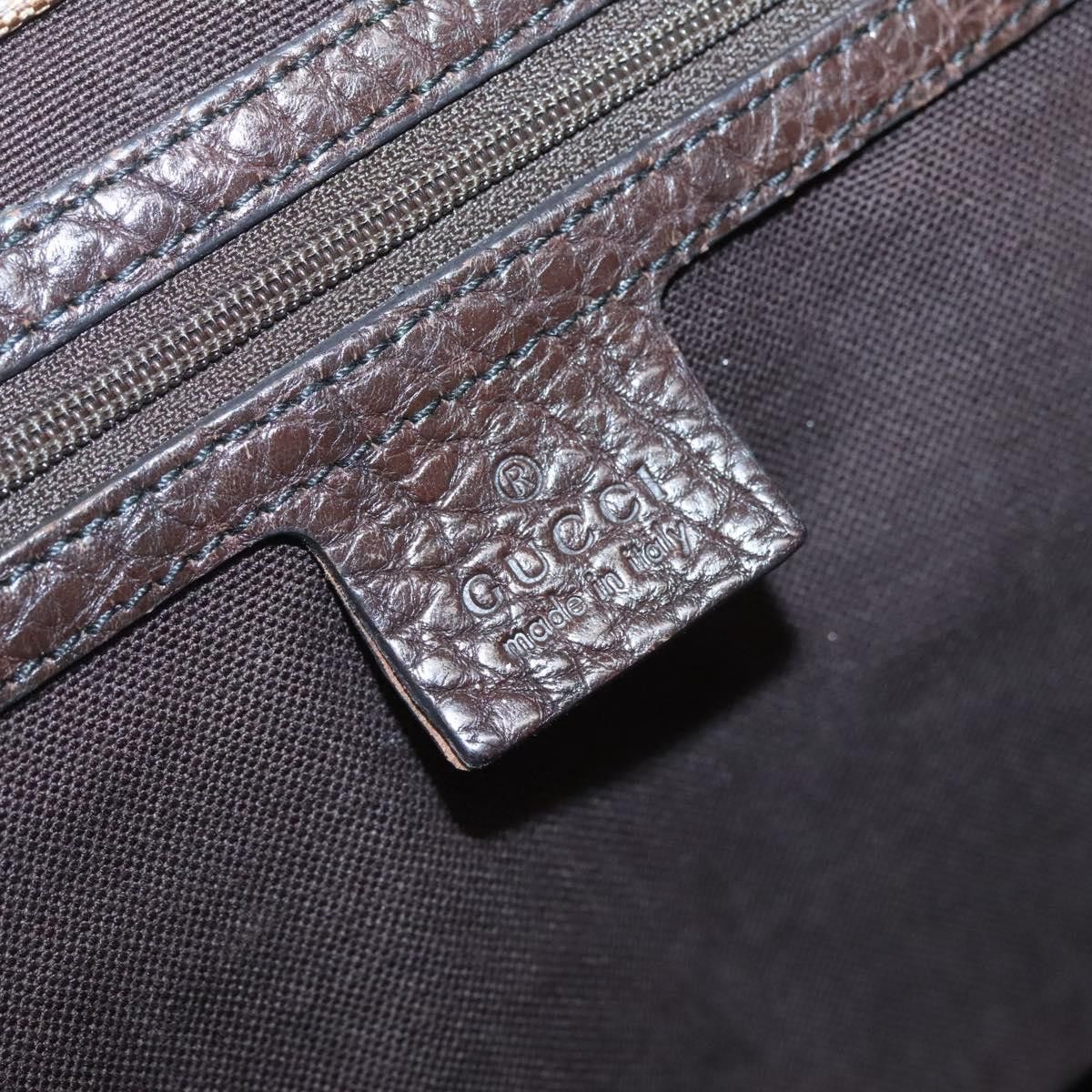 Gucci GUCCI GG Crystal Tote Bag Coated Canvas Beige Gold Size ONE SIZE - 18 Thumbnail