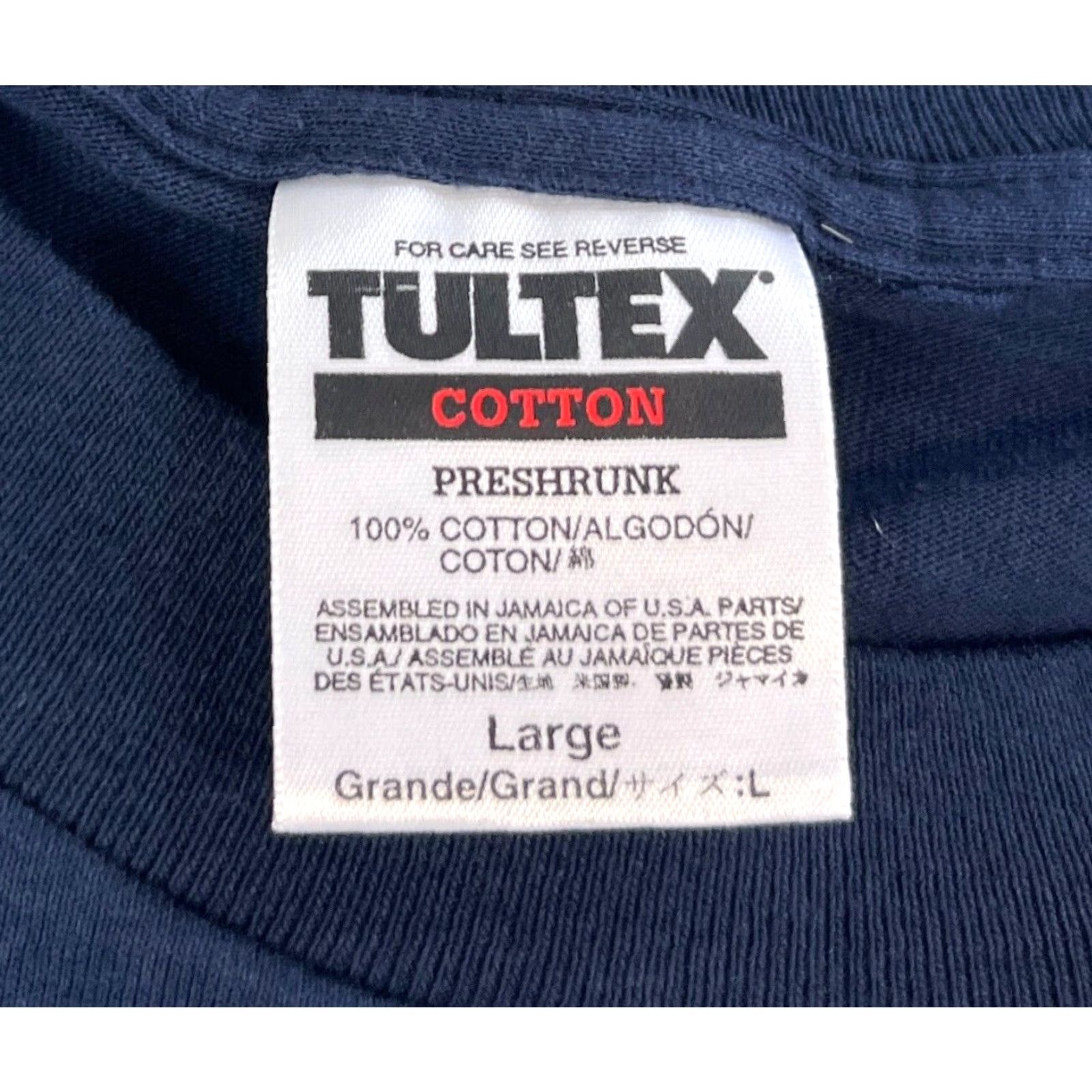 Tultex VINTAGE Tultex WCW Goldberg 1998 World Championship Wrestling T-shirt Navy L Mens Shirt XS? (Note: This line is incorrect) Size US L / EU 52-54 / 3 - 5 Thumbnail