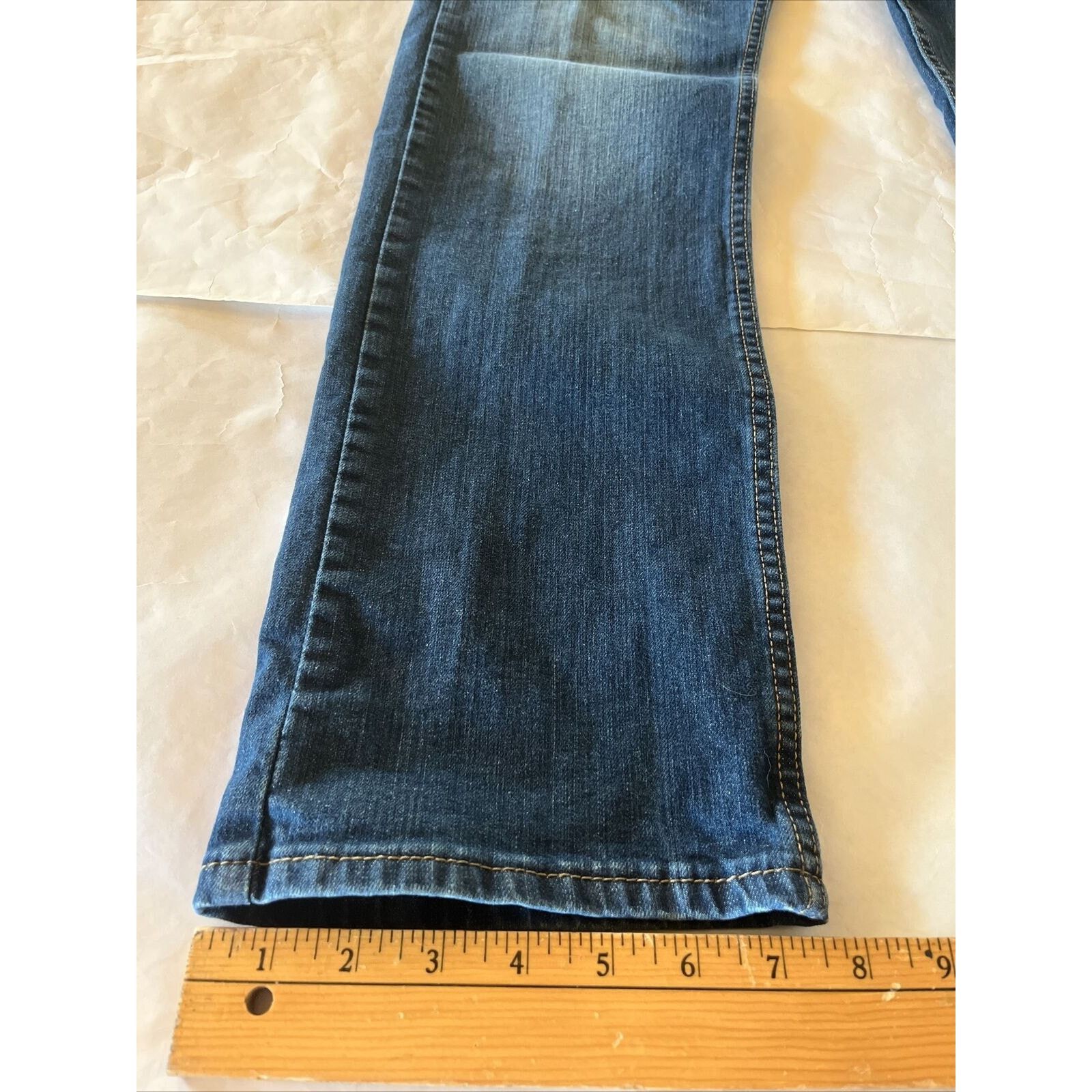 Levi's Levi’s 513 Mens Jeans 32x31 Regular Fit Blue Med Wash Cotton Size US 32 / EU 48 - 7 Thumbnail
