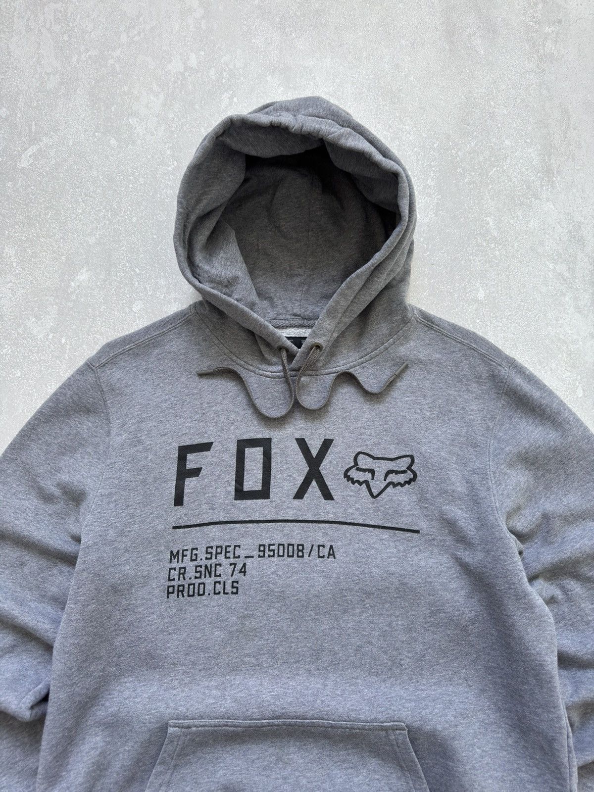 Fox Racing Vintage Fox Racing Gray Hoodie Monster Non Stop Pullover Size US M / EU 48-50 / 2 - 4 Thumbnail