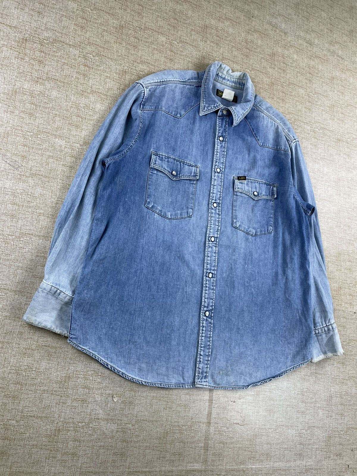 Edwin × Lee × Vintage LEE X EDWIN Vintage Western Union Made Denim Button Ups Size US L / EU 52-54 / 3 - 2 Thumbnail
