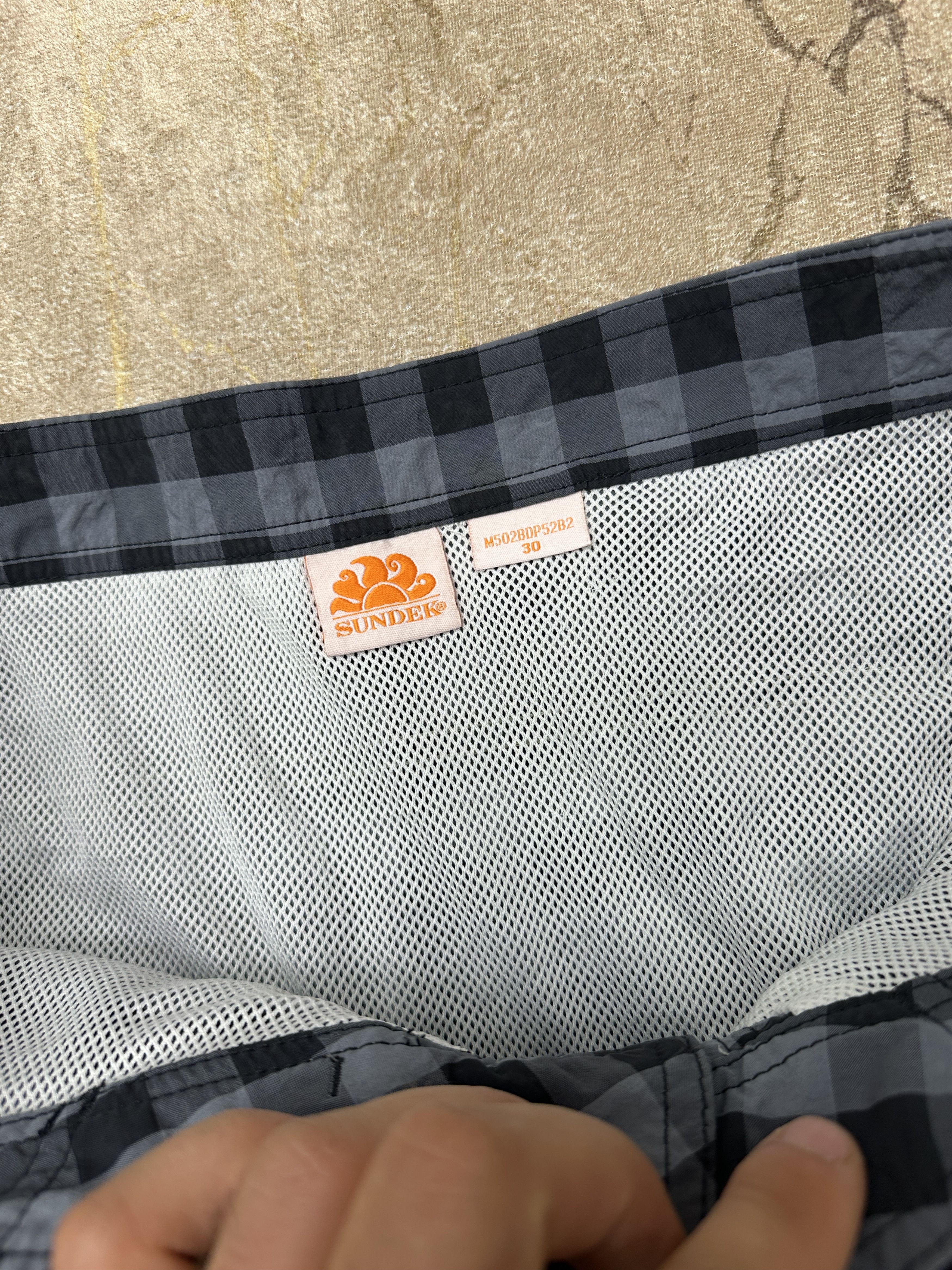 Sundek Tartan Check Sundek 30 Beach Short Trunks BathSuit Size 30 S Size US 30 / EU 46 - 8 Thumbnail