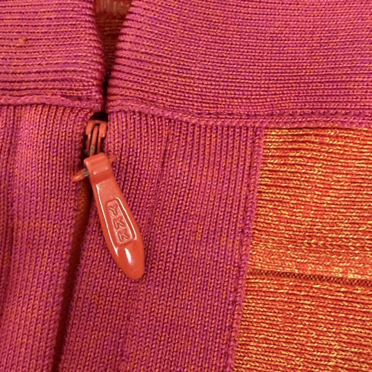 Herve Leger Hervé Léger Orange & Pink Billie Bandage Dress Size M / US 6-8 / IT 42-44 - 4 Thumbnail