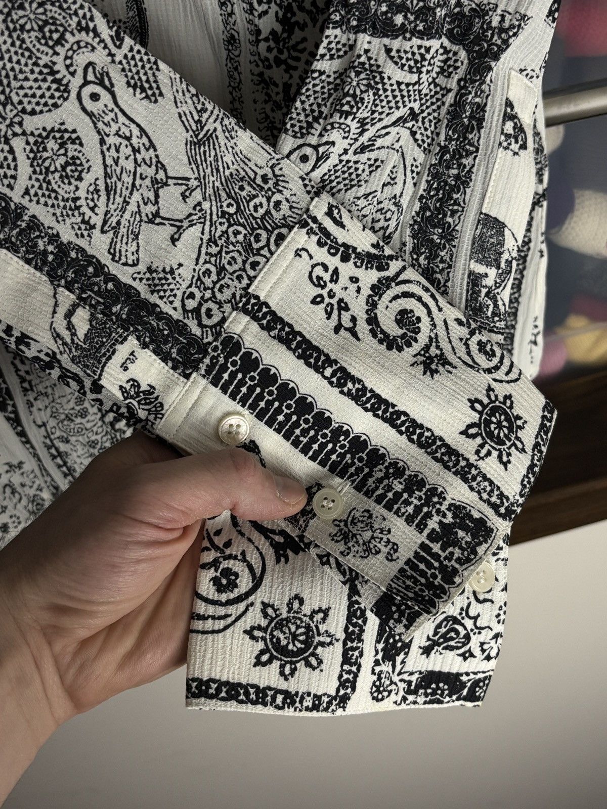 Acne Studios Acne Studios Paisley Patchwork Bandana Silk Rare Shirt Size S / US 4 / IT 40 - 6 Thumbnail