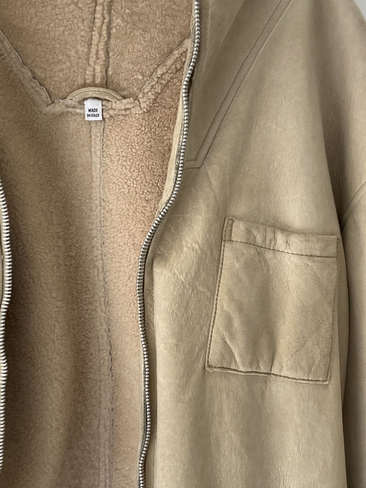 Helmut Lang Sheepskin Leather Hooded Jacket Size US L / EU 52-54 / 3 - 4 Thumbnail