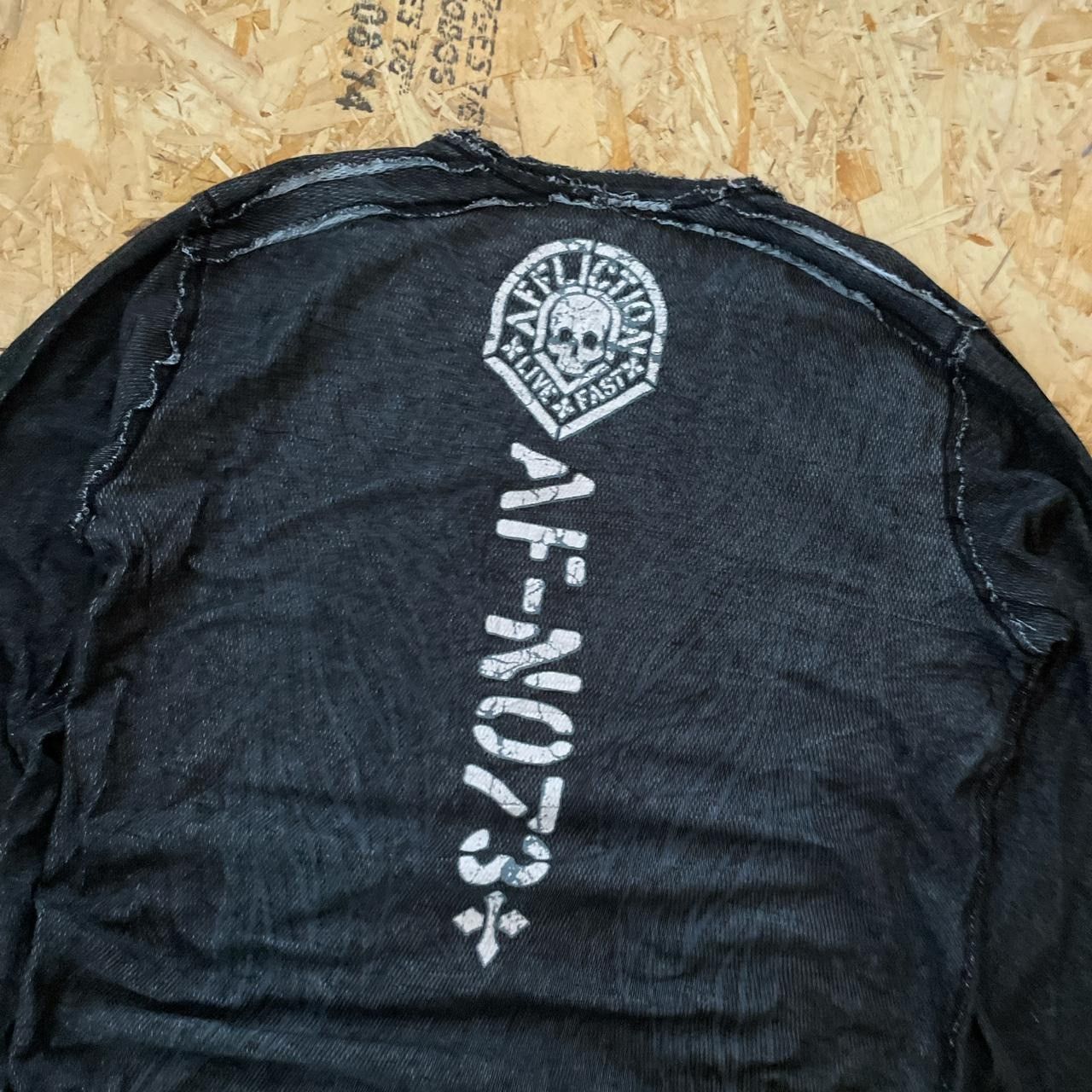 Affliction × Vintage Vintage Y2k Distressed Affliction Long Sleeve Size US XXL / EU 58 / 5 - 4 Thumbnail