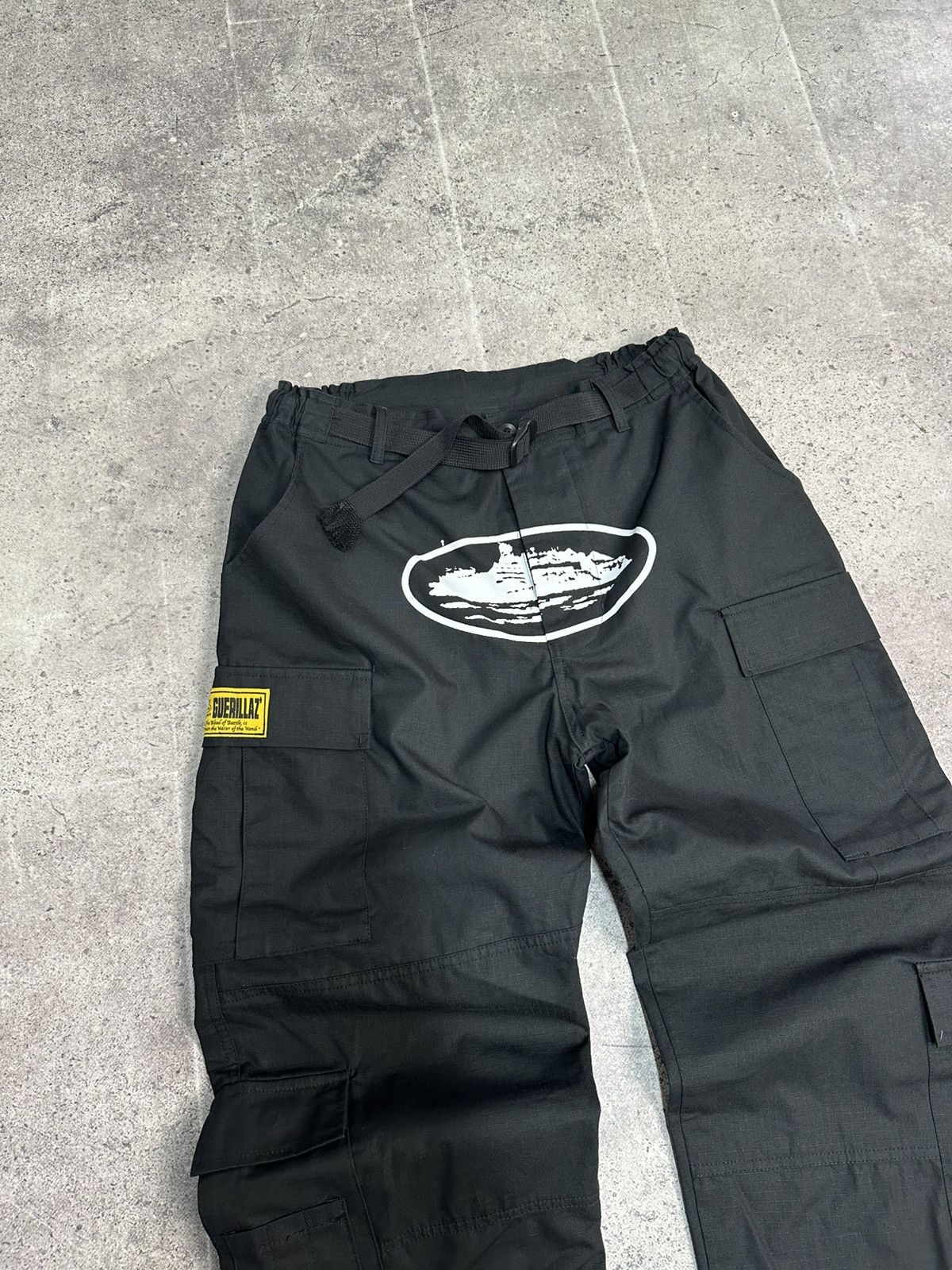 Corteiz Vintage Corteiz Cargo Pants Black Big Logo Size US 32 / EU 48 - 5 Thumbnail