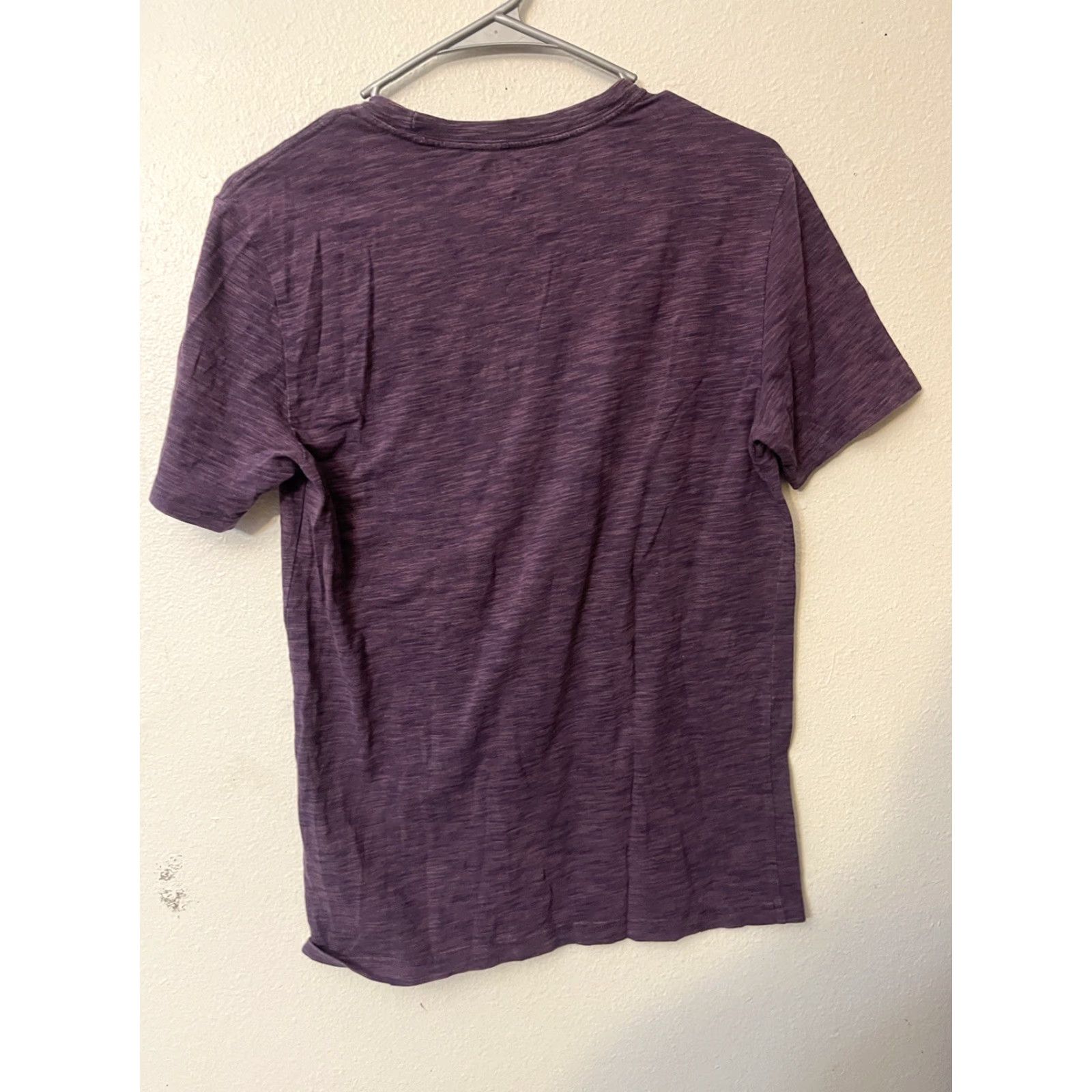 Express EXPRESS T-Shirt Crew Neck Tee Short Sleeve Slim Purple - Men - Size S - Cotton Spandex - Moisture Wicking - Solid - Vintage? (No) Size US S / EU 44-46 / 1 - 3 Thumbnail