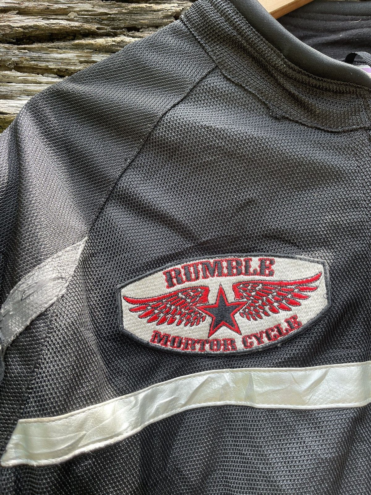 Vintage The Rumble Mesh Motorcycle Jacket California State Design Size US M / EU 48-50 / 2 - 12 Thumbnail