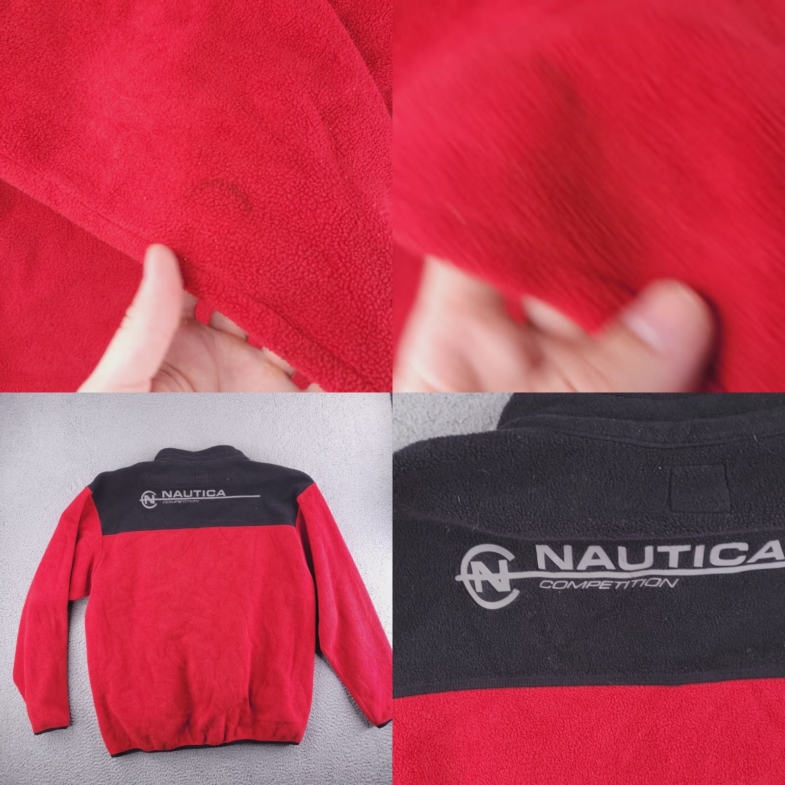 Nautica VINTAGE Nautica Sweater Mens 2XL Red Fleece Pullover Quarter Zip Long Sleeve Knit Shirt Pullover Mens 2XL Red Sweater Nautica Size US XXL / EU 58 / 5 - 8 Thumbnail