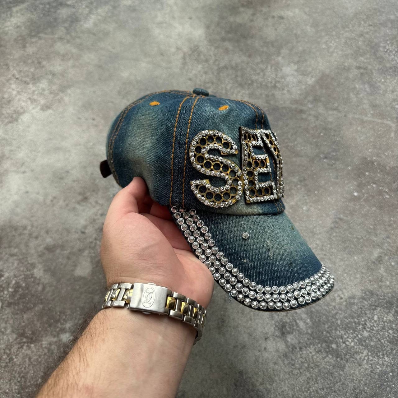 Hysteric Glamour × Vintage Y2K Glam Super Sexy 2000’s Cap Size ONE SIZE - 4 Thumbnail