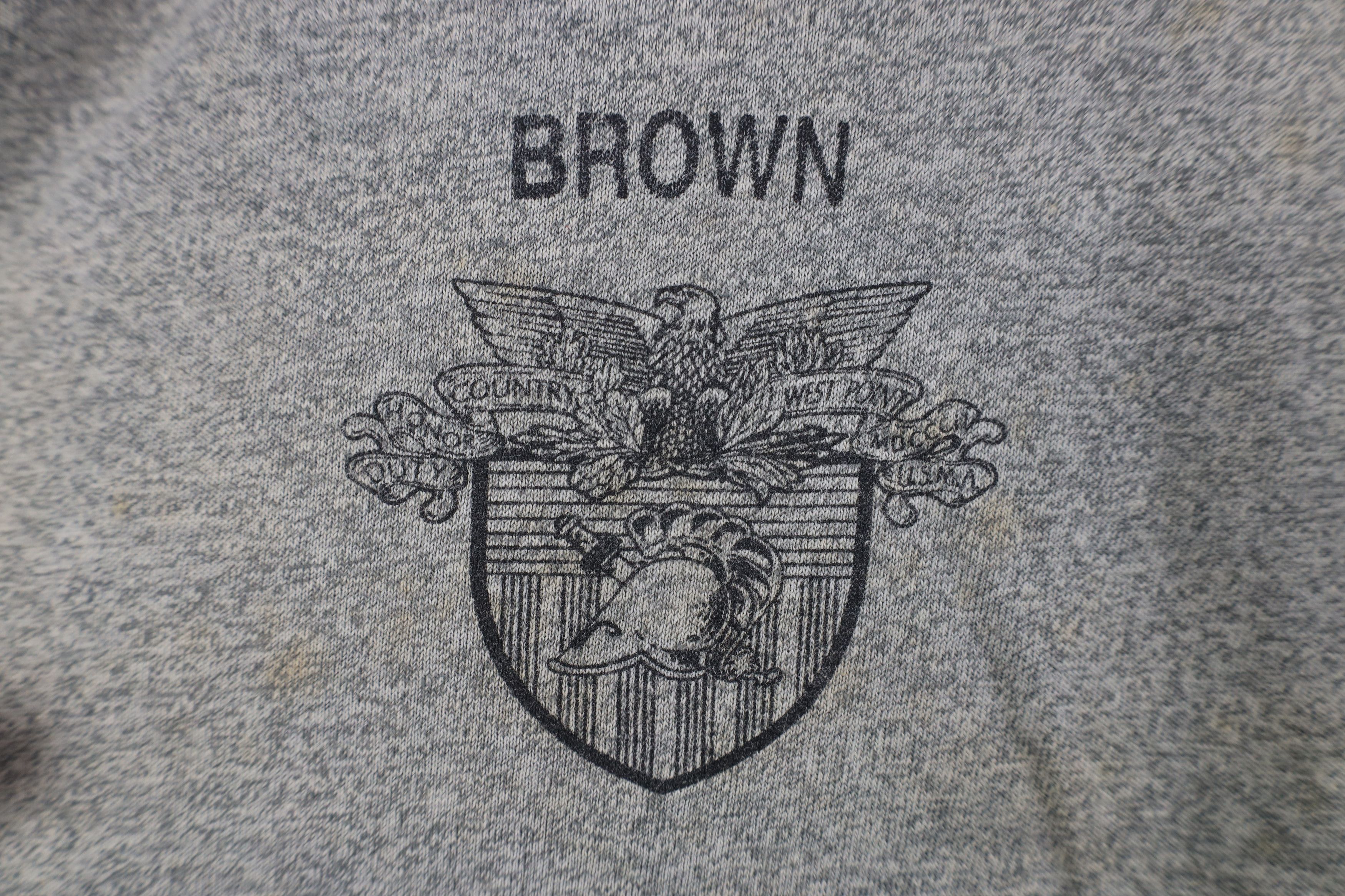 Vintage Vintage 80s 90s West Point Army T-Shirt Heather Gray USA Size US L / EU 52-54 / 3 - 4 Thumbnail