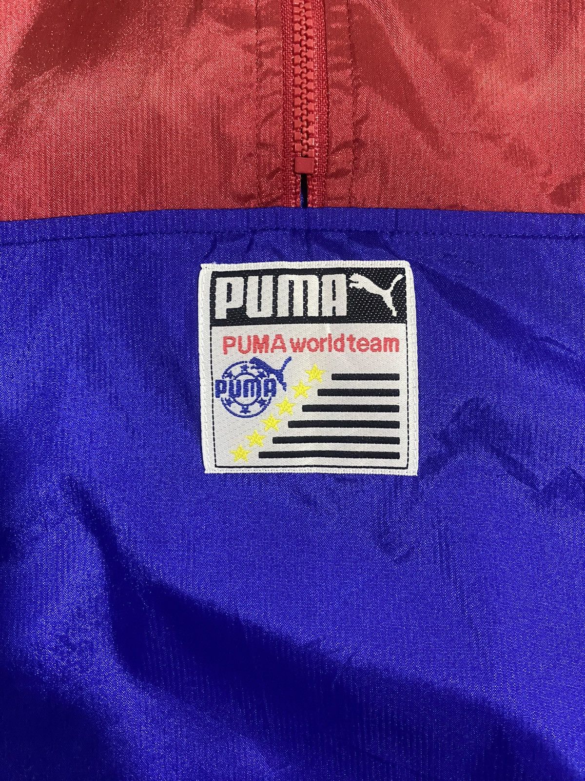 Puma × Vintage Vintage Puma Raincoats BigSize Pullover Size US XXL / EU 58 / 5 - 3 Thumbnail