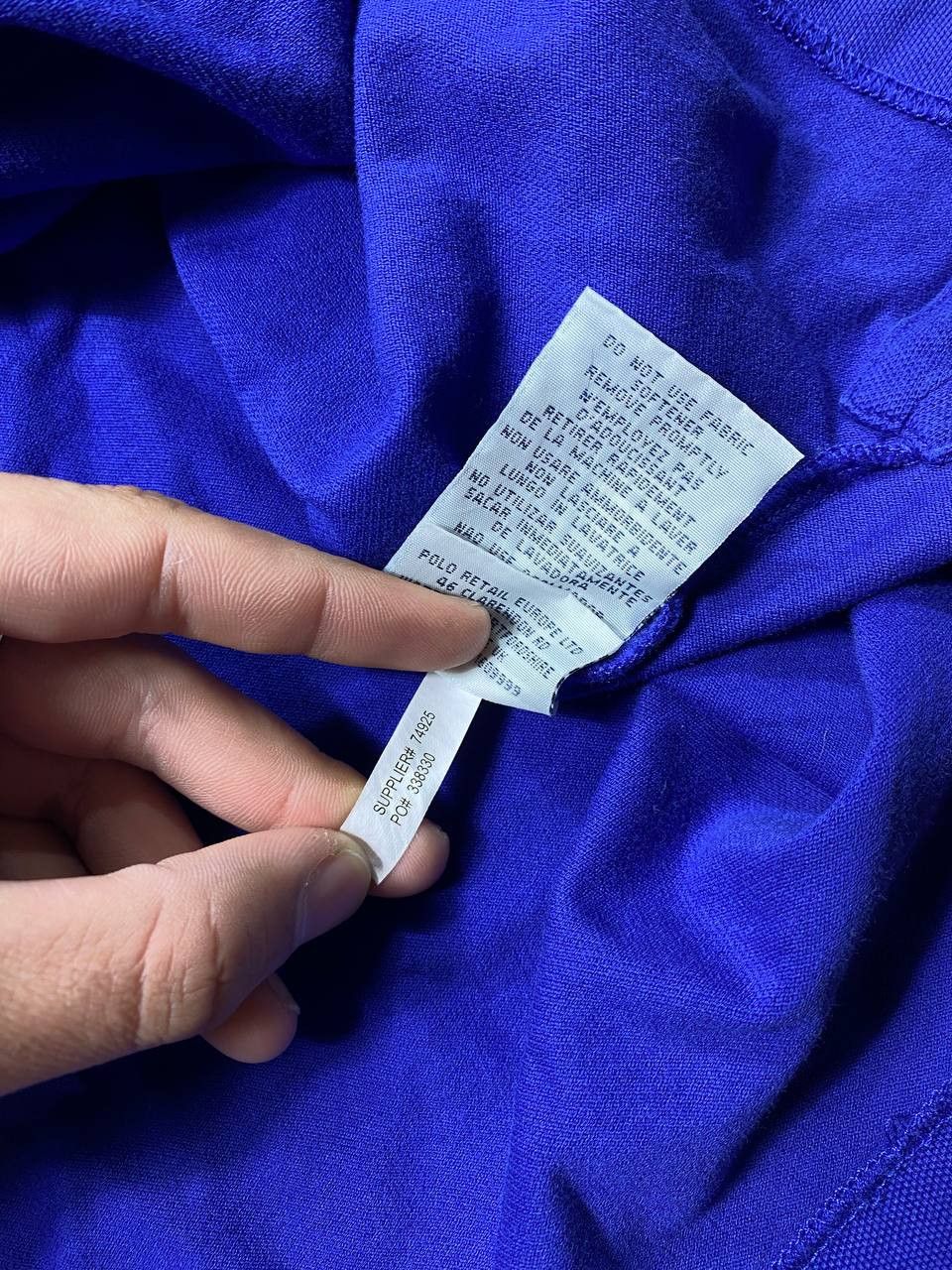 Polo Ralph Lauren Vintage Polo Ralph Lauren Striped Rugby Long Sleeve Polo Size US XL / EU 56 / 4 - 4 Thumbnail