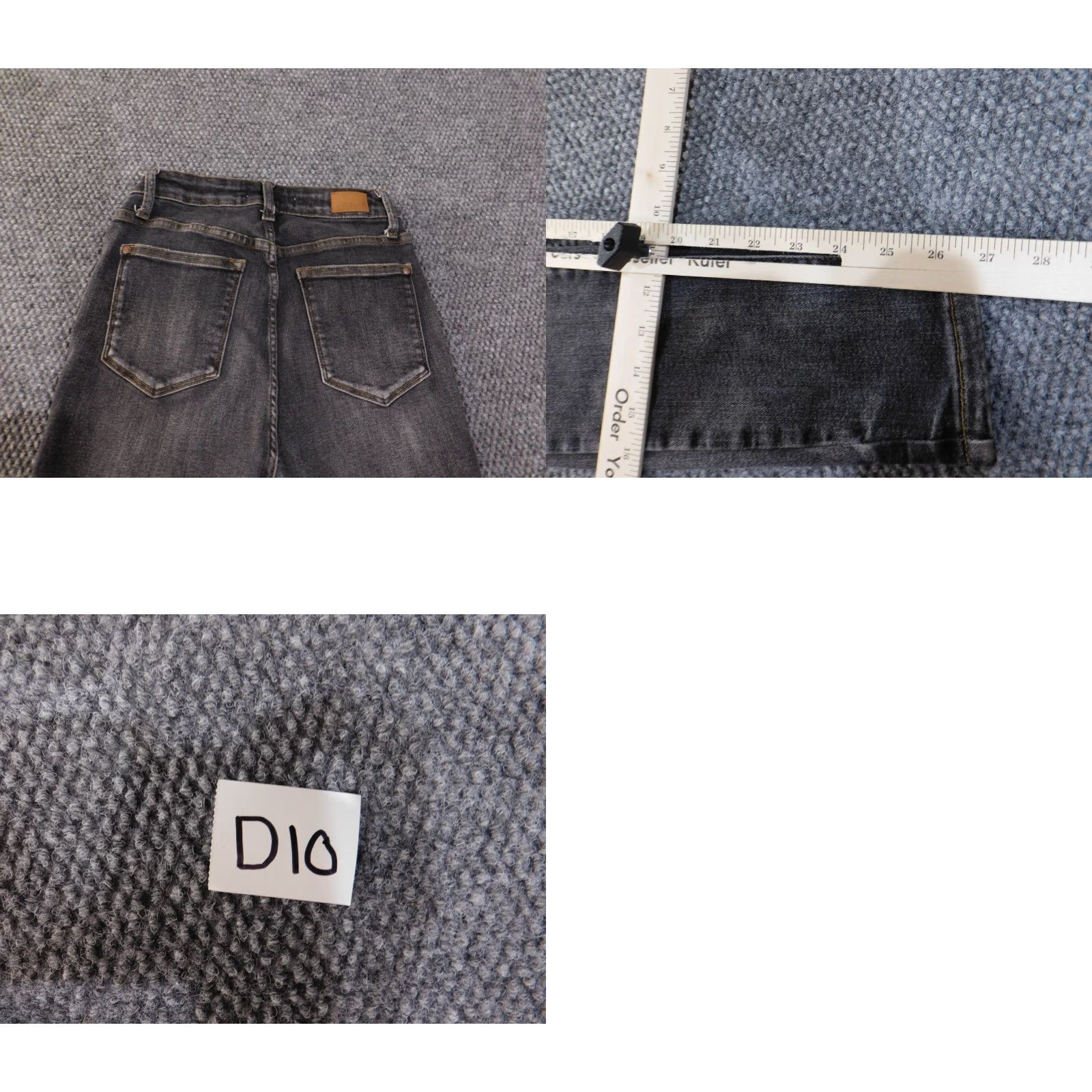 Denime Judy Blue Jeans Skinny Retro Denim 28 Women's Blue Cotton Blend Stretch Zipper Pockets Size 42" / US 20 - 8 Thumbnail