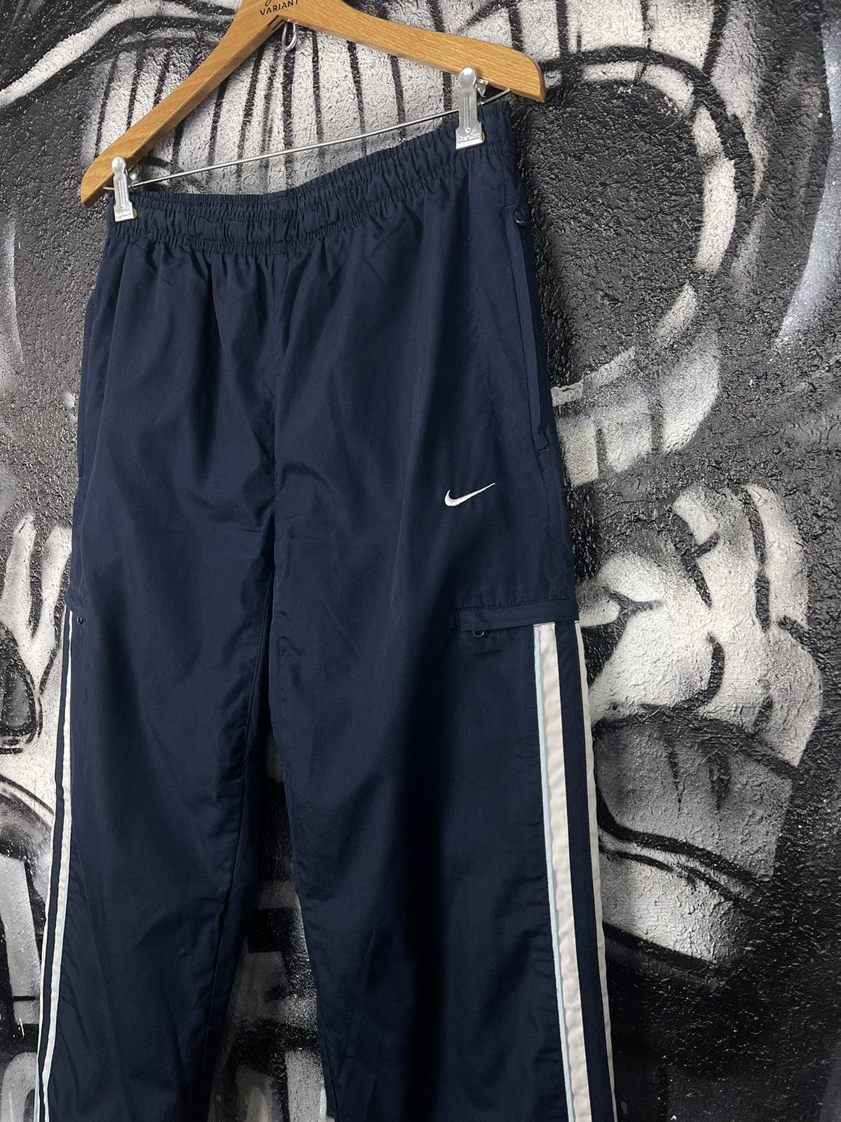 Nike × Vintage Y2K Nike Vintage Nylon Drill Pants Men’s Size M Size US 32 / EU 48 - 4 Thumbnail