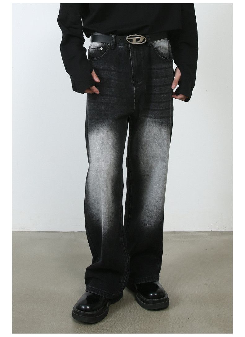 Japanese Brand × Jean Vintage washed trendy all-match casual jeans Size US 32 / EU 48 - 2 Thumbnail