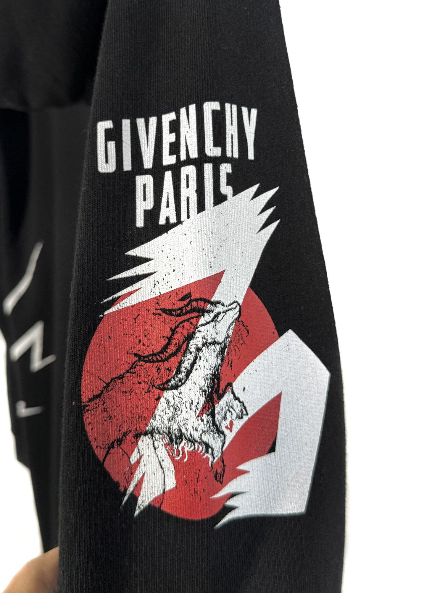 Givenchy Givenchy Black Gothic Capricorn Logo Print Hooded Dress Size XS / US 0-2 / IT 36-38 - 4 Thumbnail