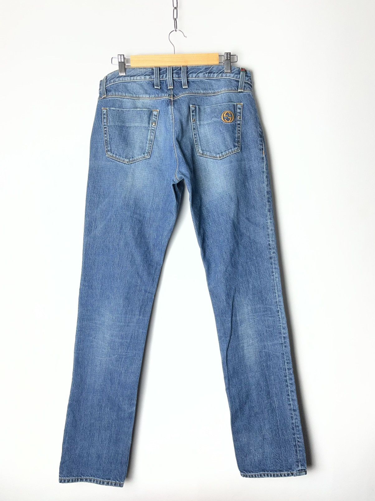 Gucci Gucci 2009 Skinny Fit Denim Jeans GG Logo Size 48 Size US 32 / EU 48 - 1 Thumbnail