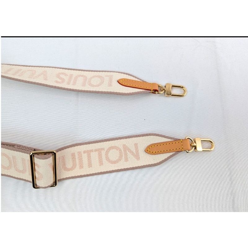 Louis Vuitton o1rshd1 Size: OS / jacquard bandoulière bag strap in Beige Size ONE SIZE - 5 Thumbnail