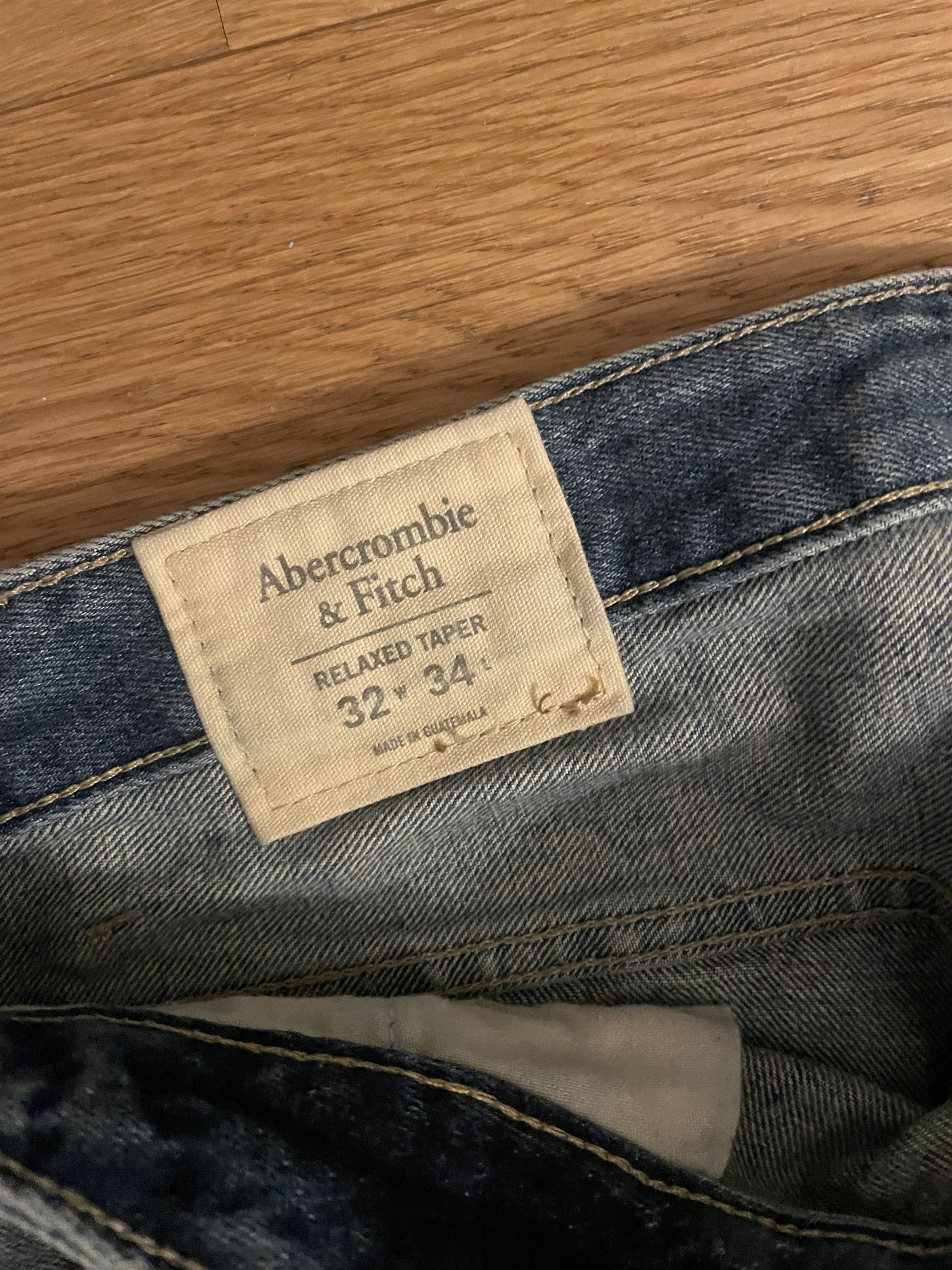 Abercrombie & Fitch Abercrombie & Fitch Double Knee Jeans Size US 32 / EU 48 - 4 Thumbnail