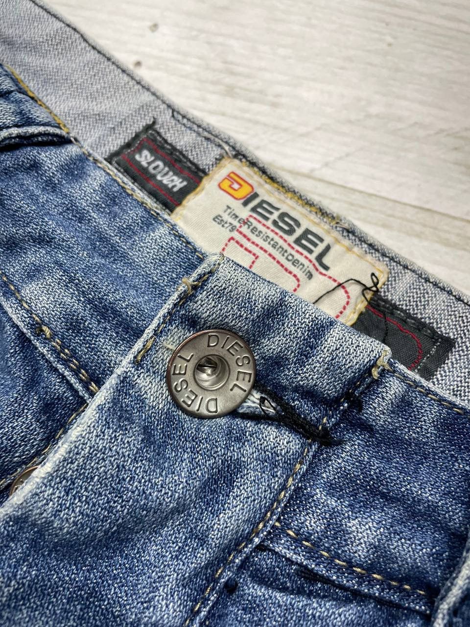Diesel Vintage Diesel Denim Jeans Big Logo 90s Size US 30 / EU 46 - 12 Thumbnail